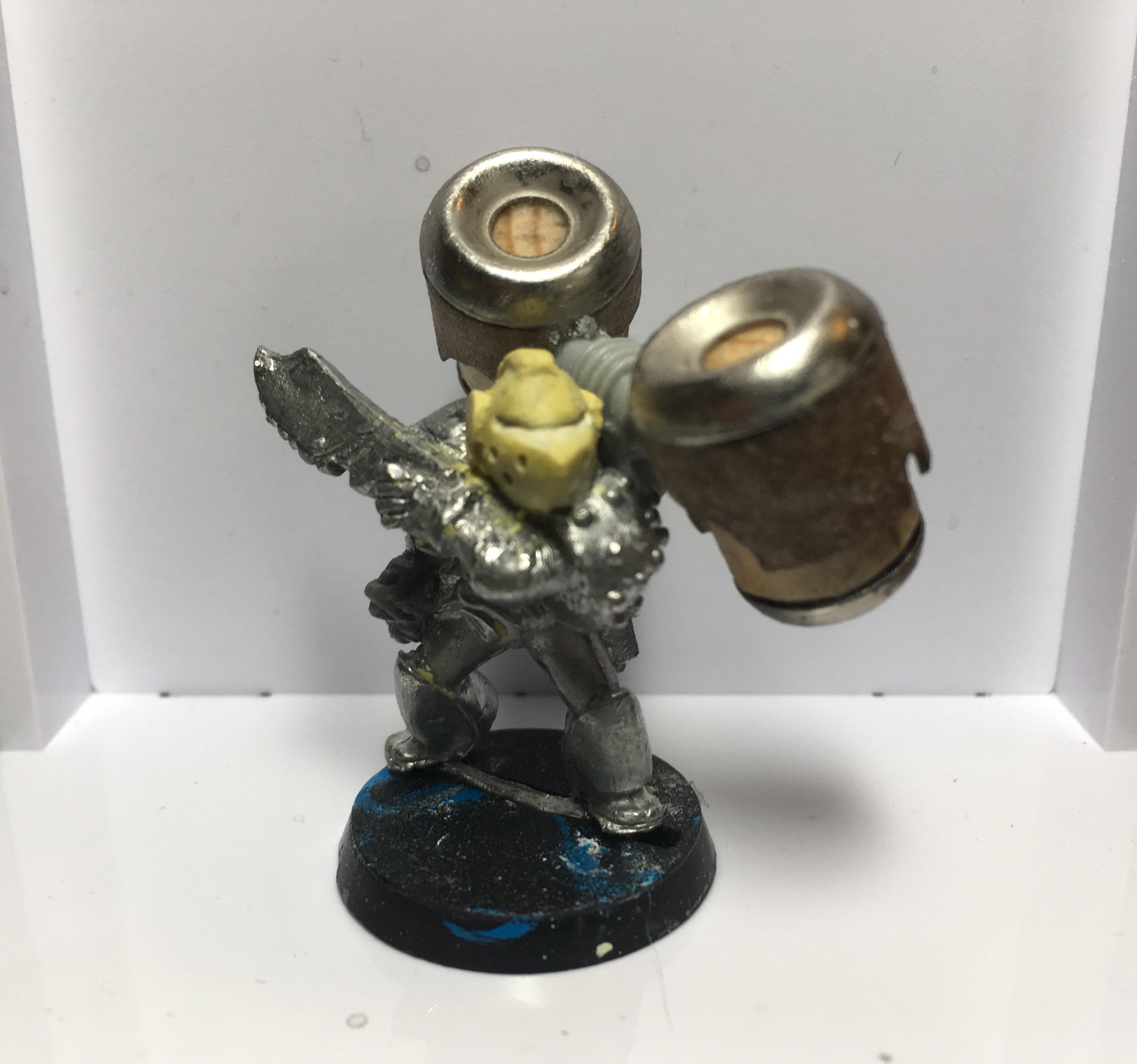 Assault marine with DIY Daedalus Pattern heavy jump pack