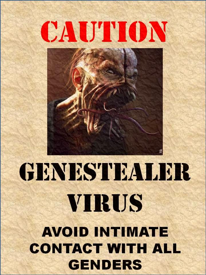 Genestealer Cult, Humor, Poster, Propaganda, Terrain, Warhammer 40,000