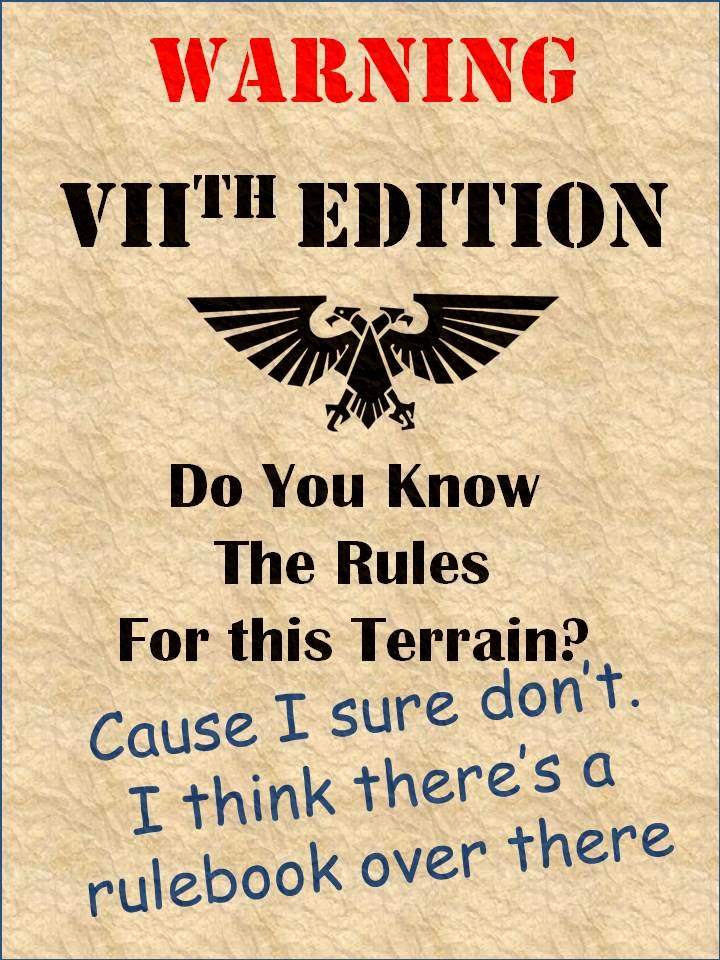 Humor, Poster, Propaganda, Terrain, Warhammer 40,000