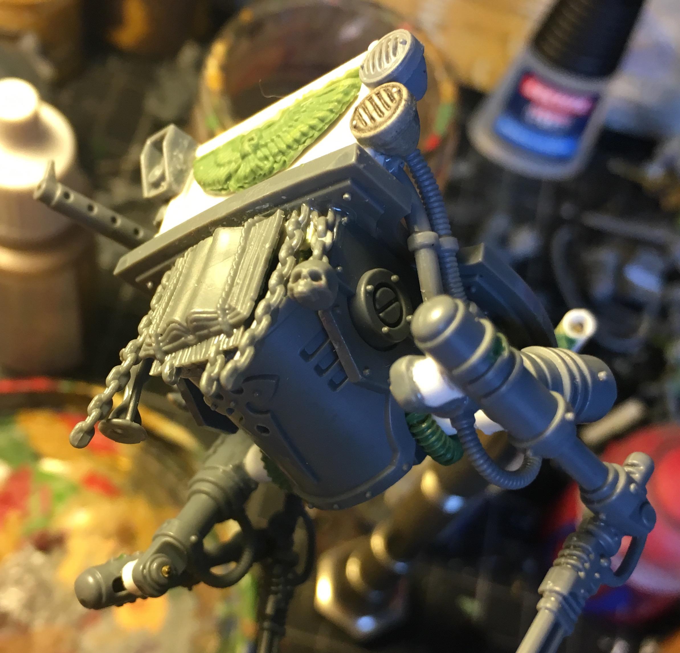 Underside of the walker