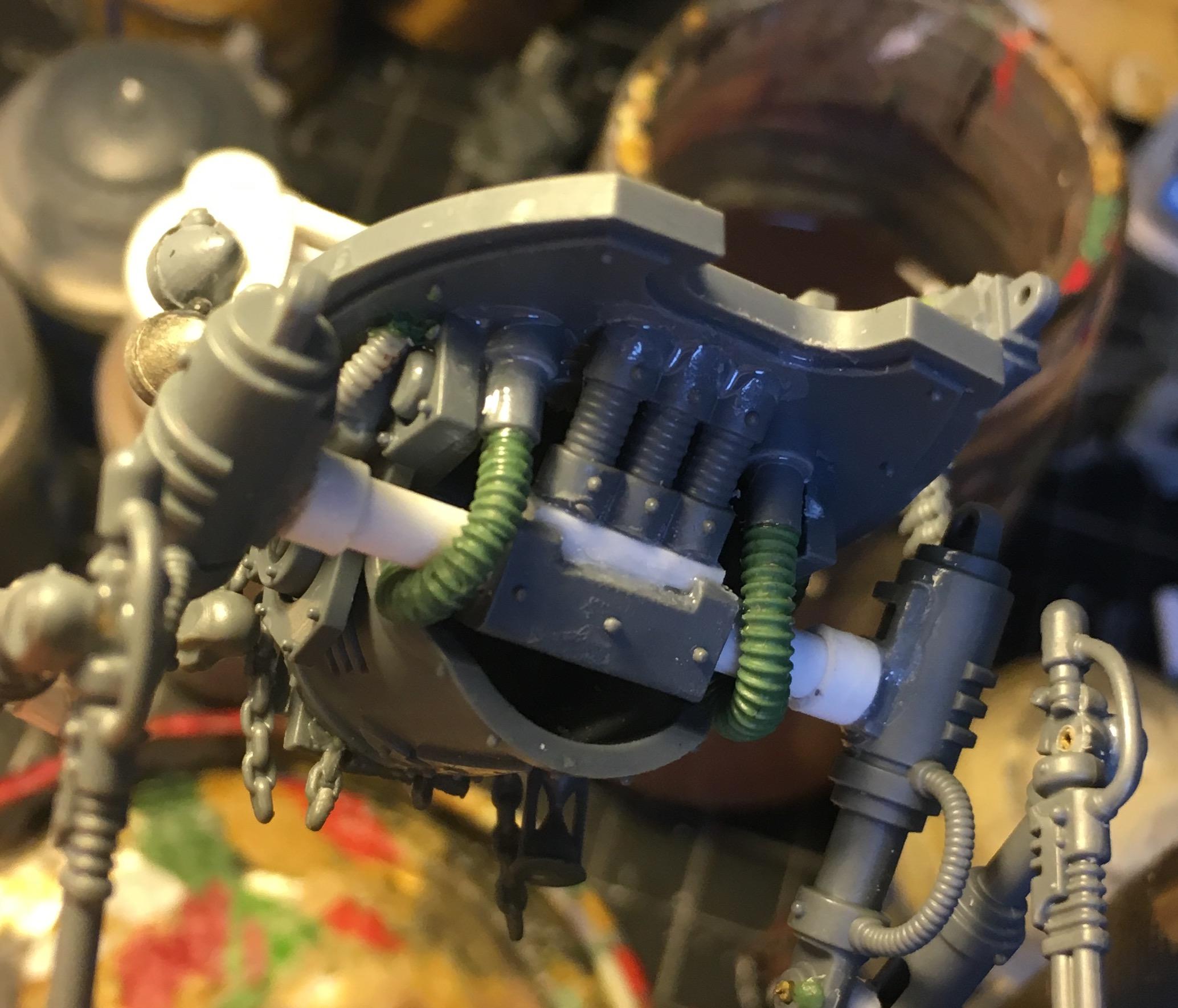 Underside of the walker