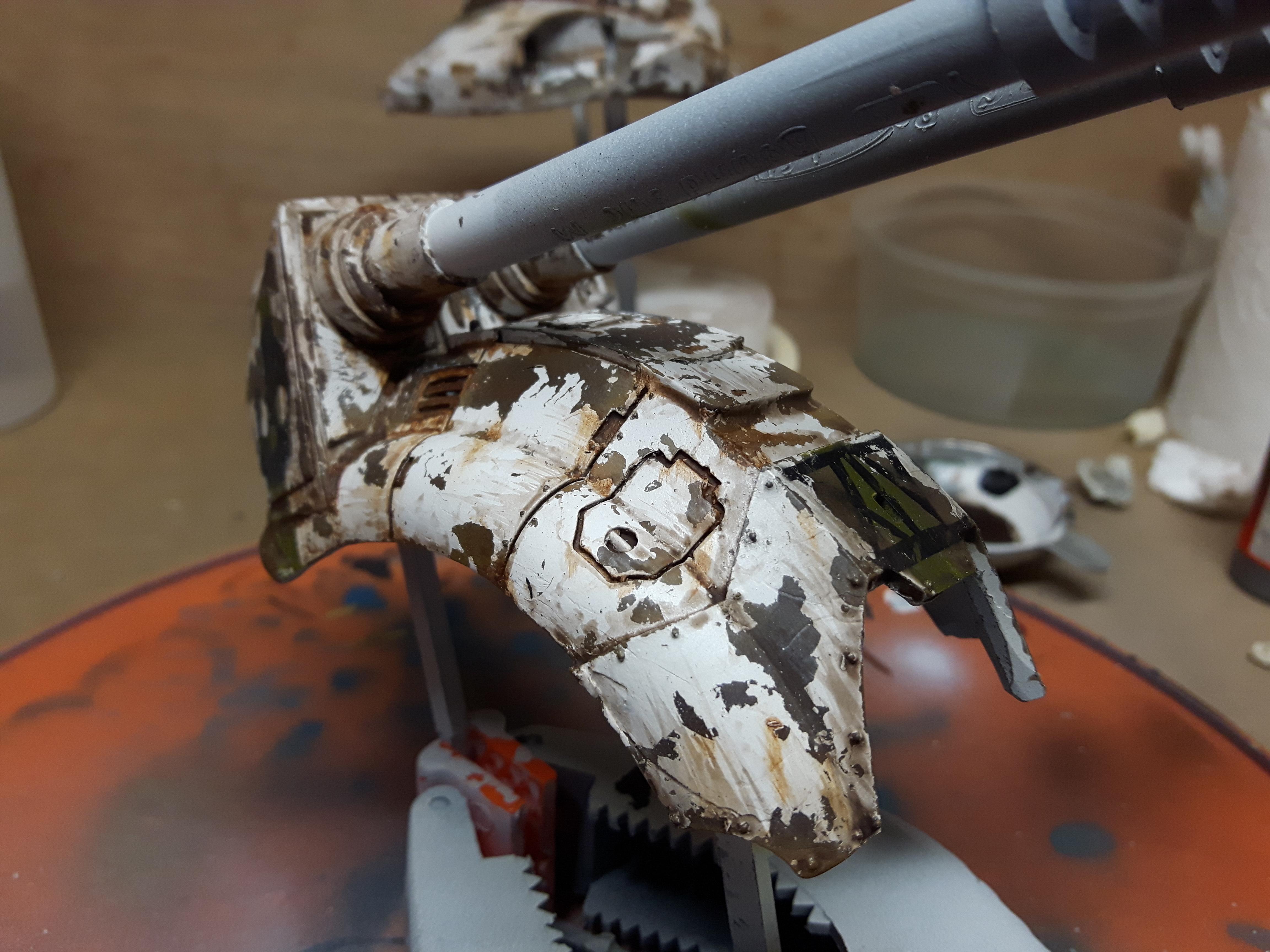 Top cover, weathering done
