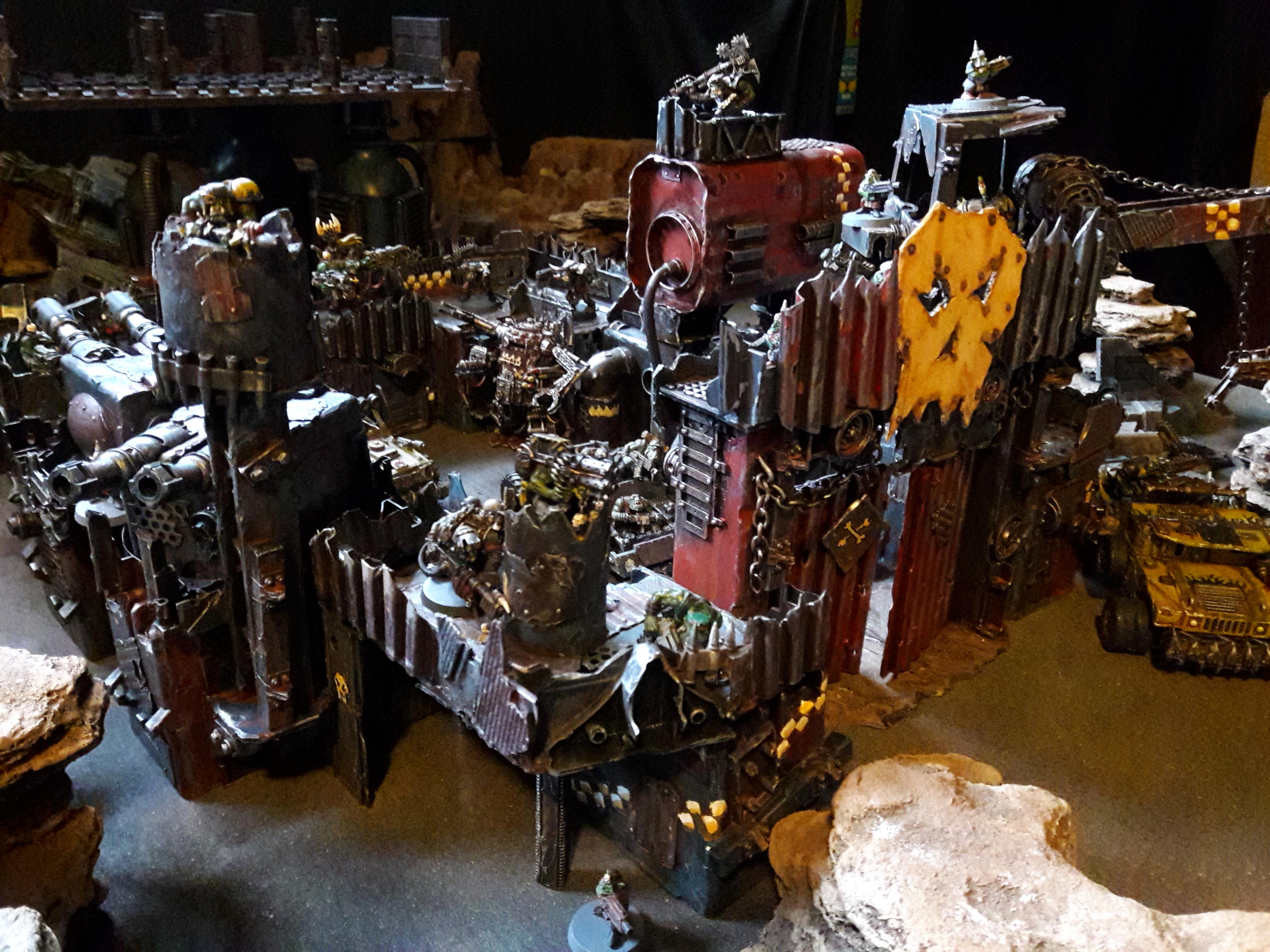 Campaign, Gorka Morka, Ork Fort, Orks, Rogue Trader, Scene From Our Rt Campaign, Trukk