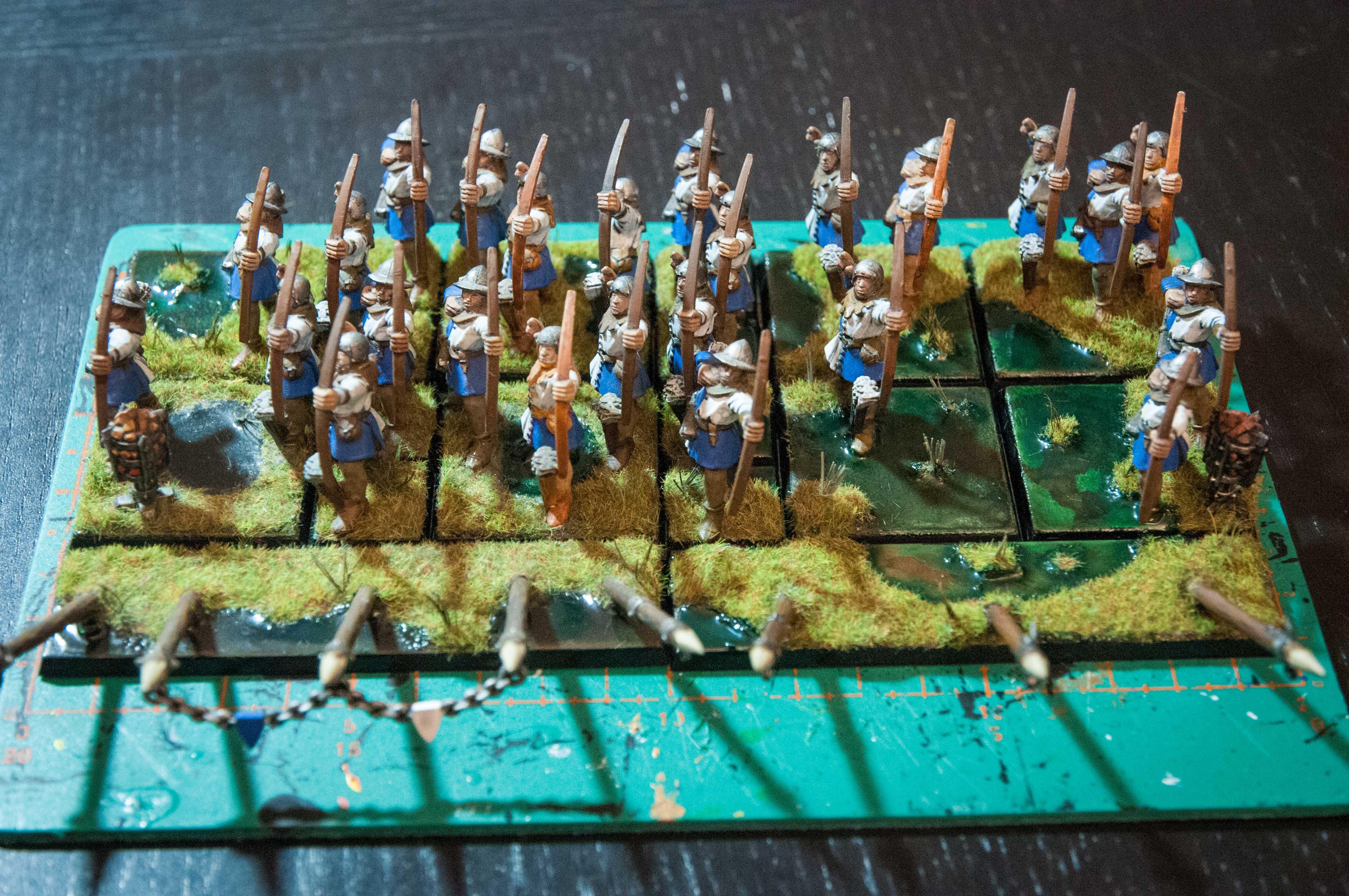 Archers, Bretonnians, Brotherhood, Kings Of War, Monopose, Peasants, Warhammer Fantasy