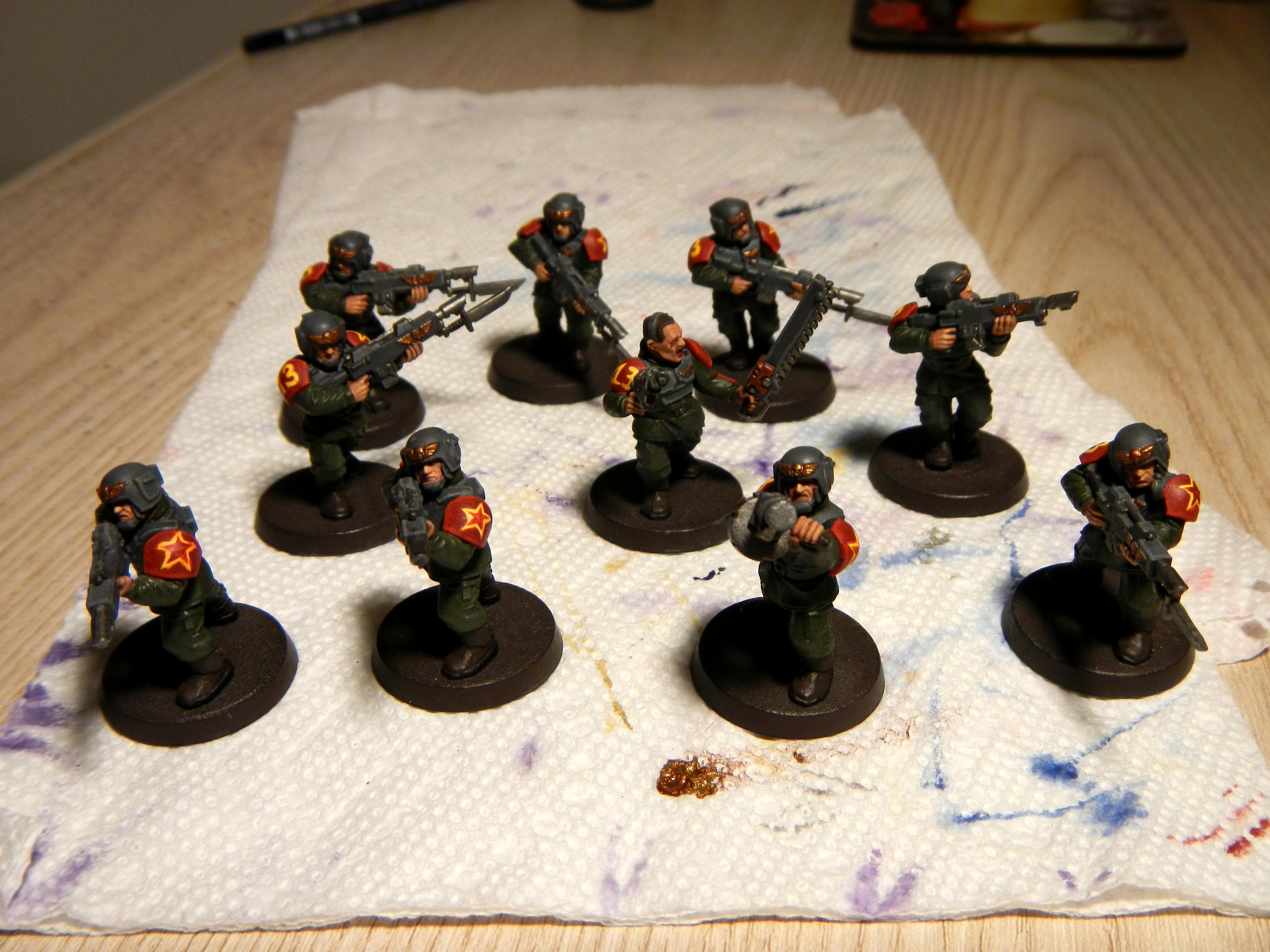 Astra Militarum, Imperial Guard, Infantry Squad, Warhammer 40,000
