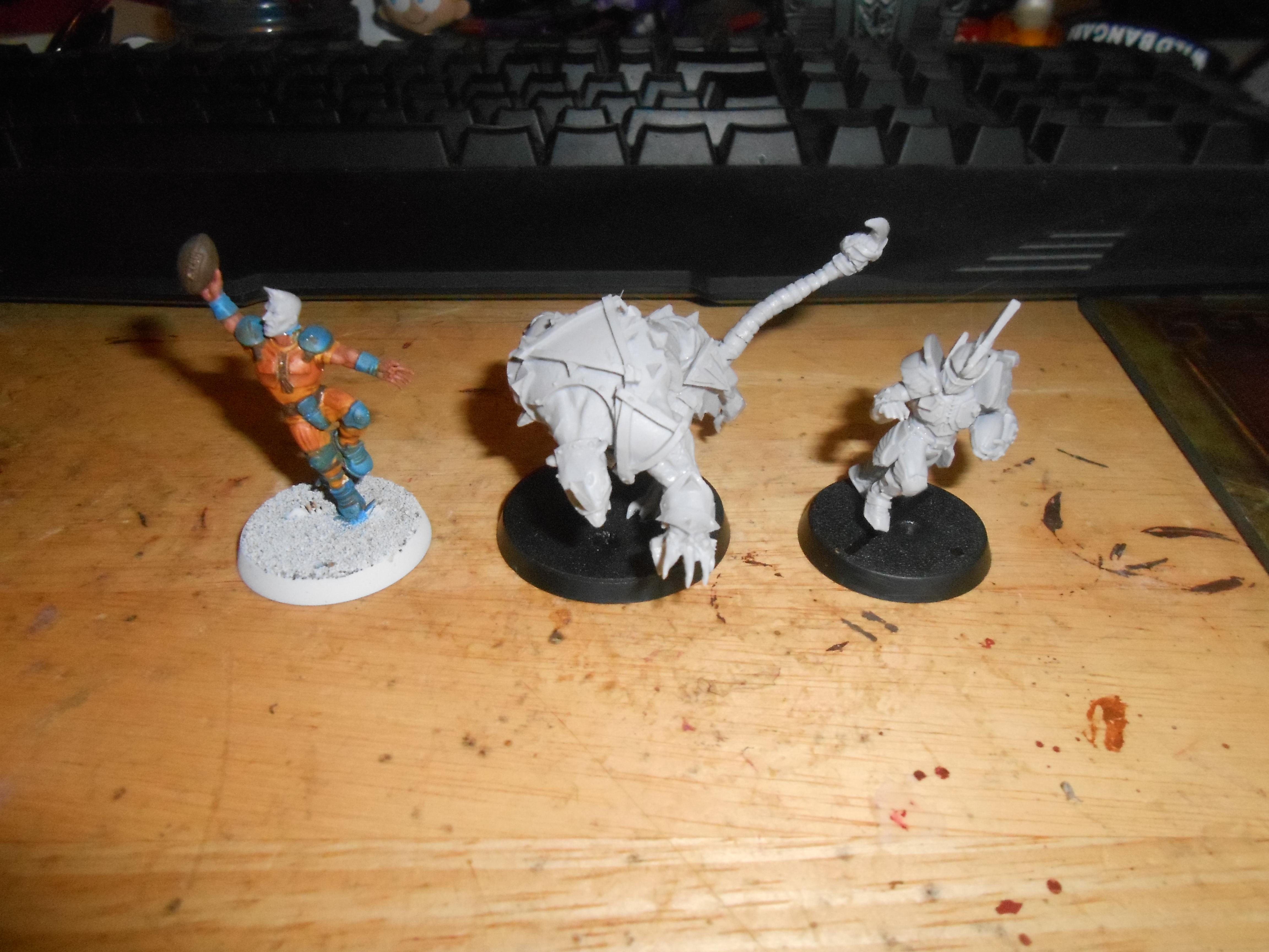 Blood Bowl Griff, Rat Ogre and Surehanded