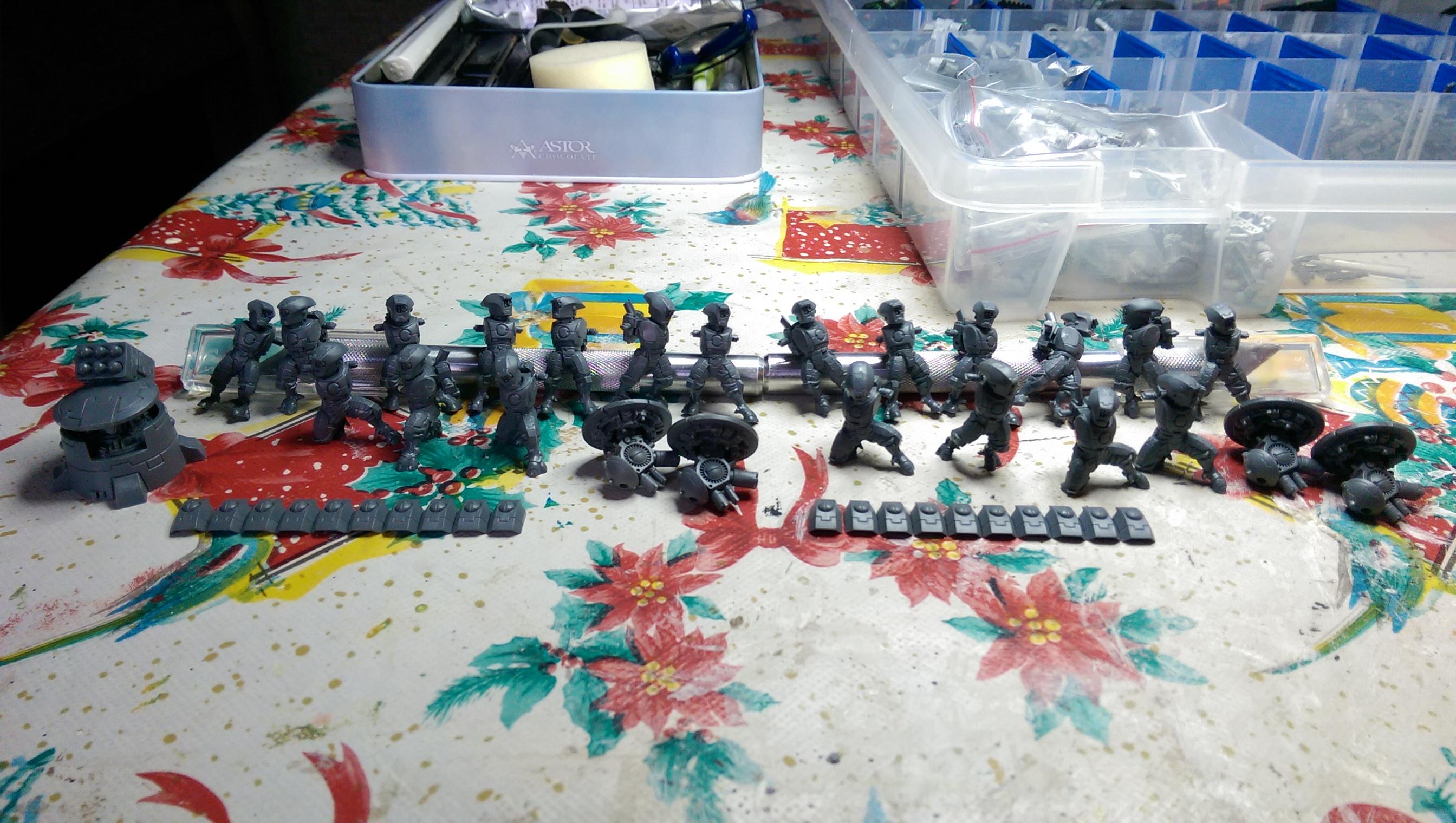 Blast, Breachers, Empire, Pusle, Tau, Troops, Turret, Warhammer 40,000, Warriors, Work In Progress