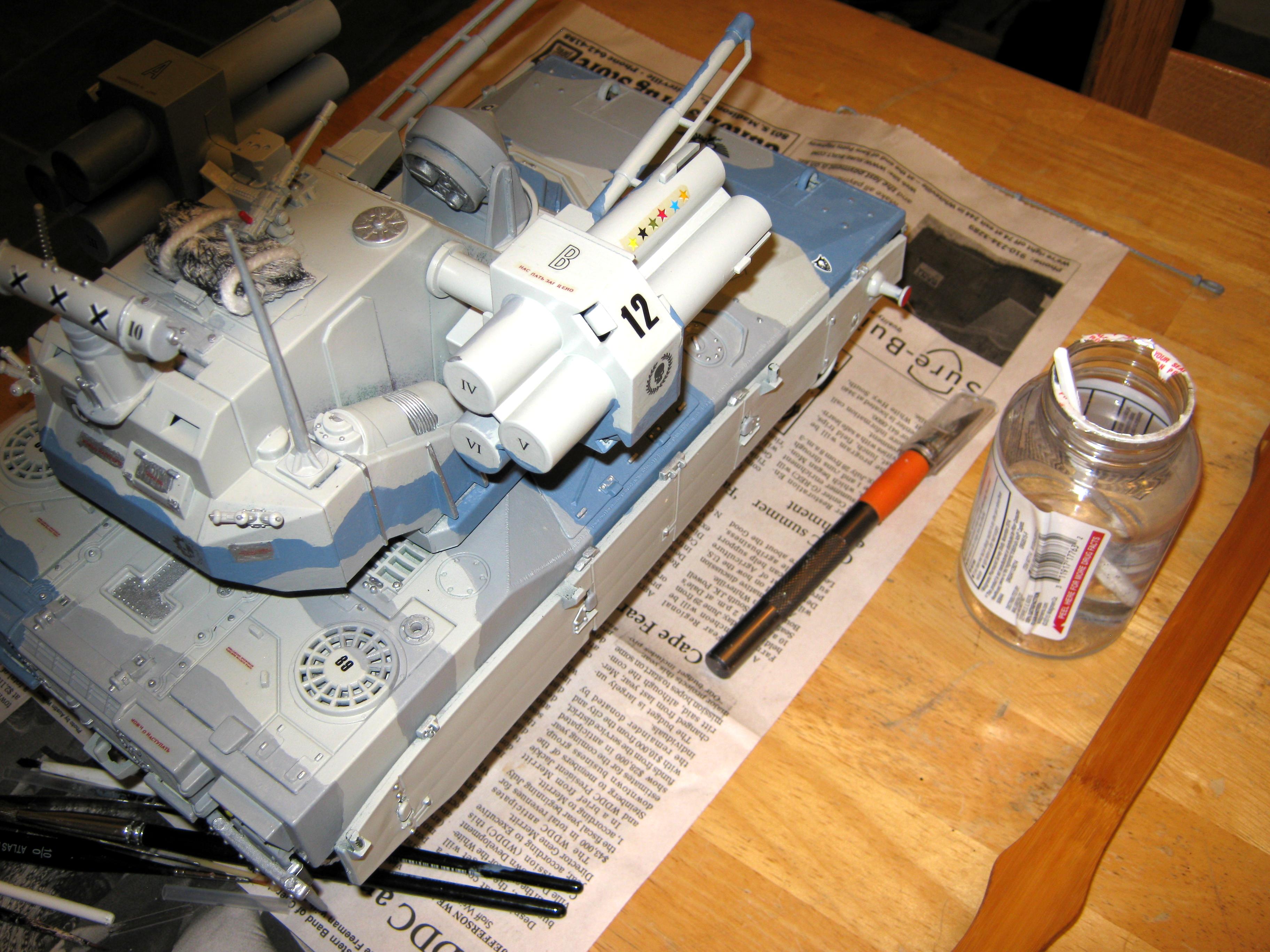 Adv, Afv, Air Defense Vehicle, Anti-aircraft, Artillery, Conversion, Equalizer, G.i. Joe, Imperial, Self-propelled, Super-heavy, Tank, Toy