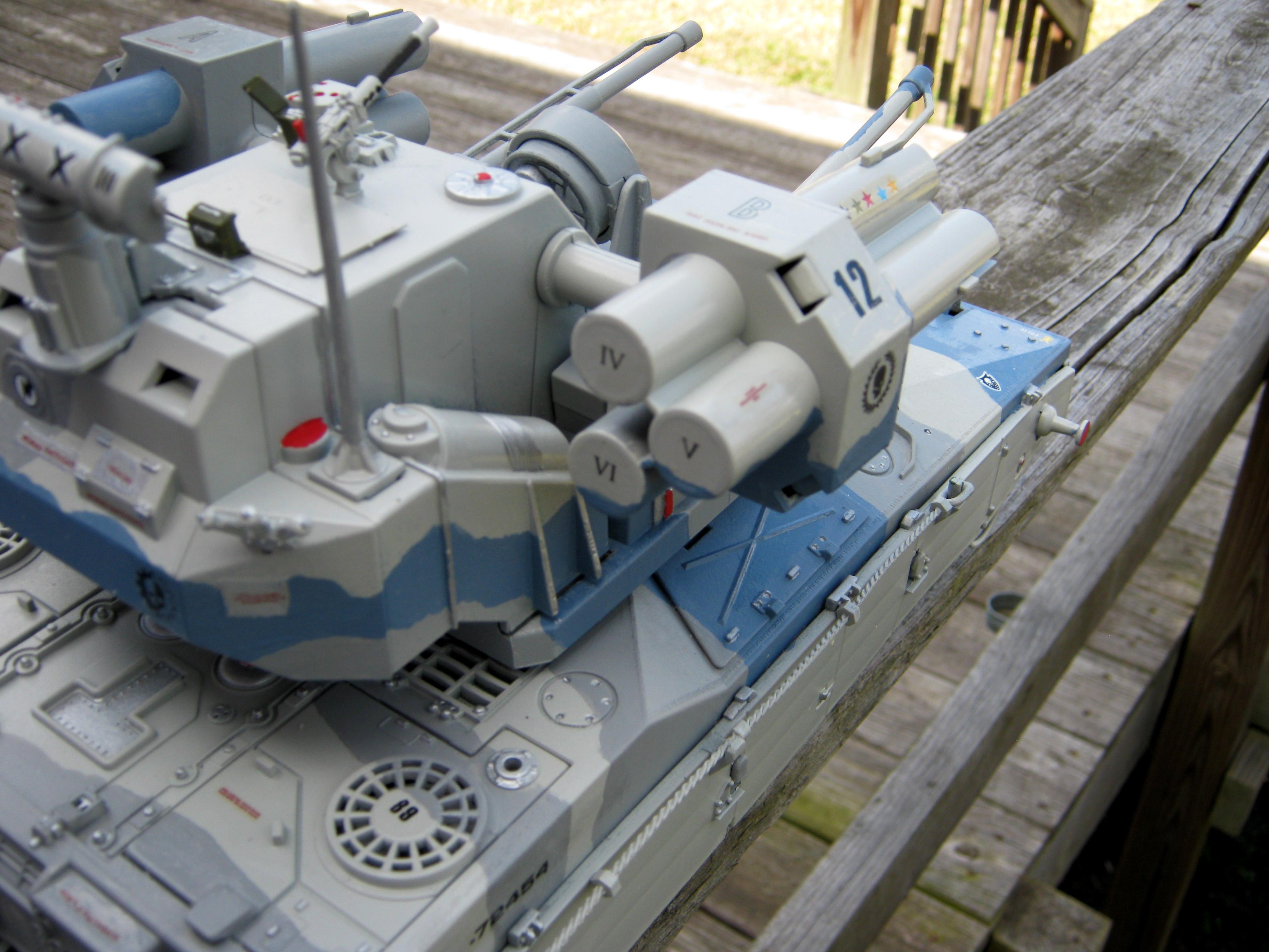 Adv, Afv, Air Defense Vehicle, Anti-aircraft, Artillery, Conversion, Equalizer, G.i. Joe, Imperial, Self-propelled, Super-heavy, Tank, Toy