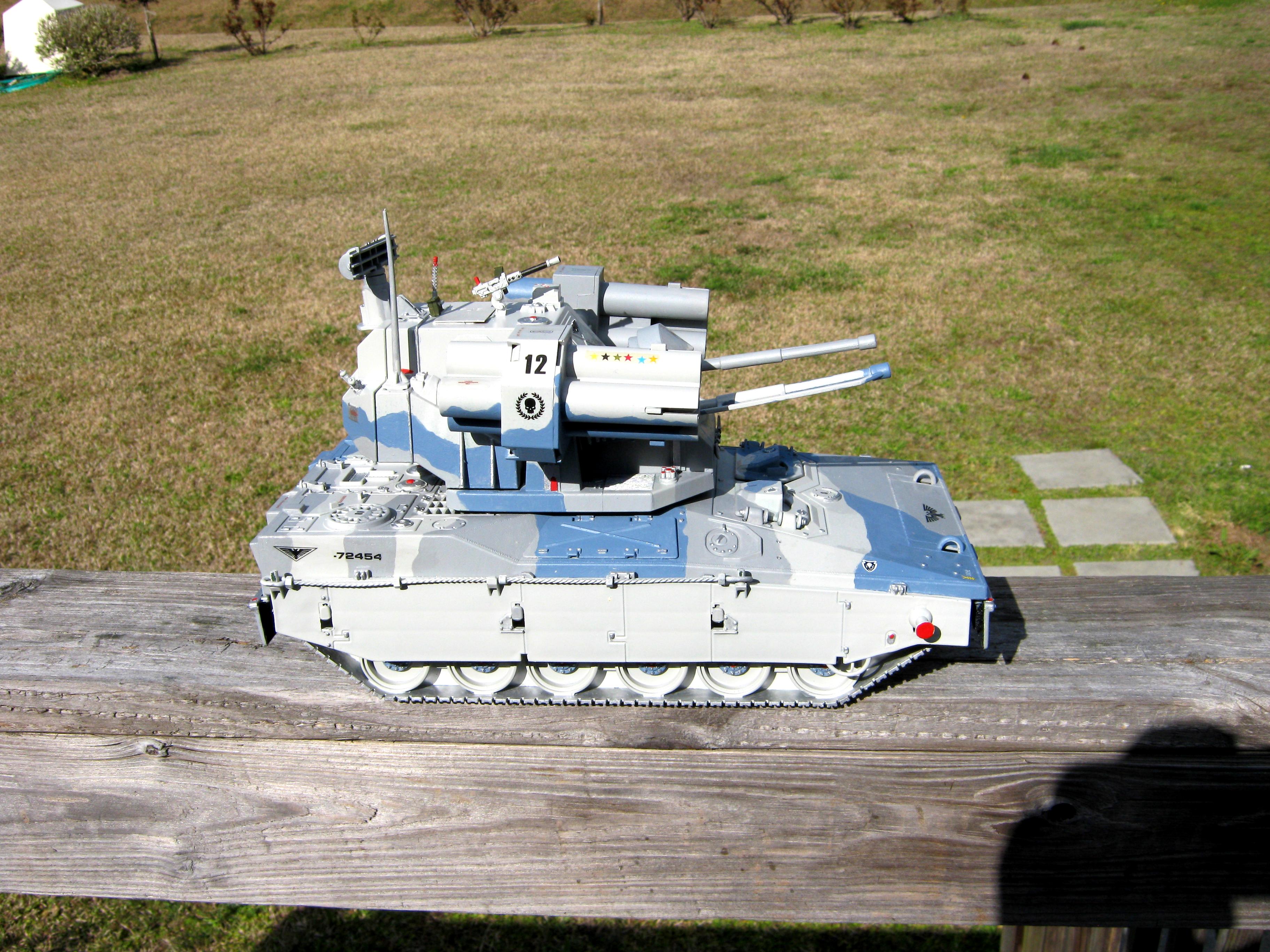Adv, Afv, Air Defense Vehicle, Anti-aircraft, Artillery, Conversion, Equalizer, G.i. Joe, Imperial, Self-propelled, Super-heavy, Tank, Toy