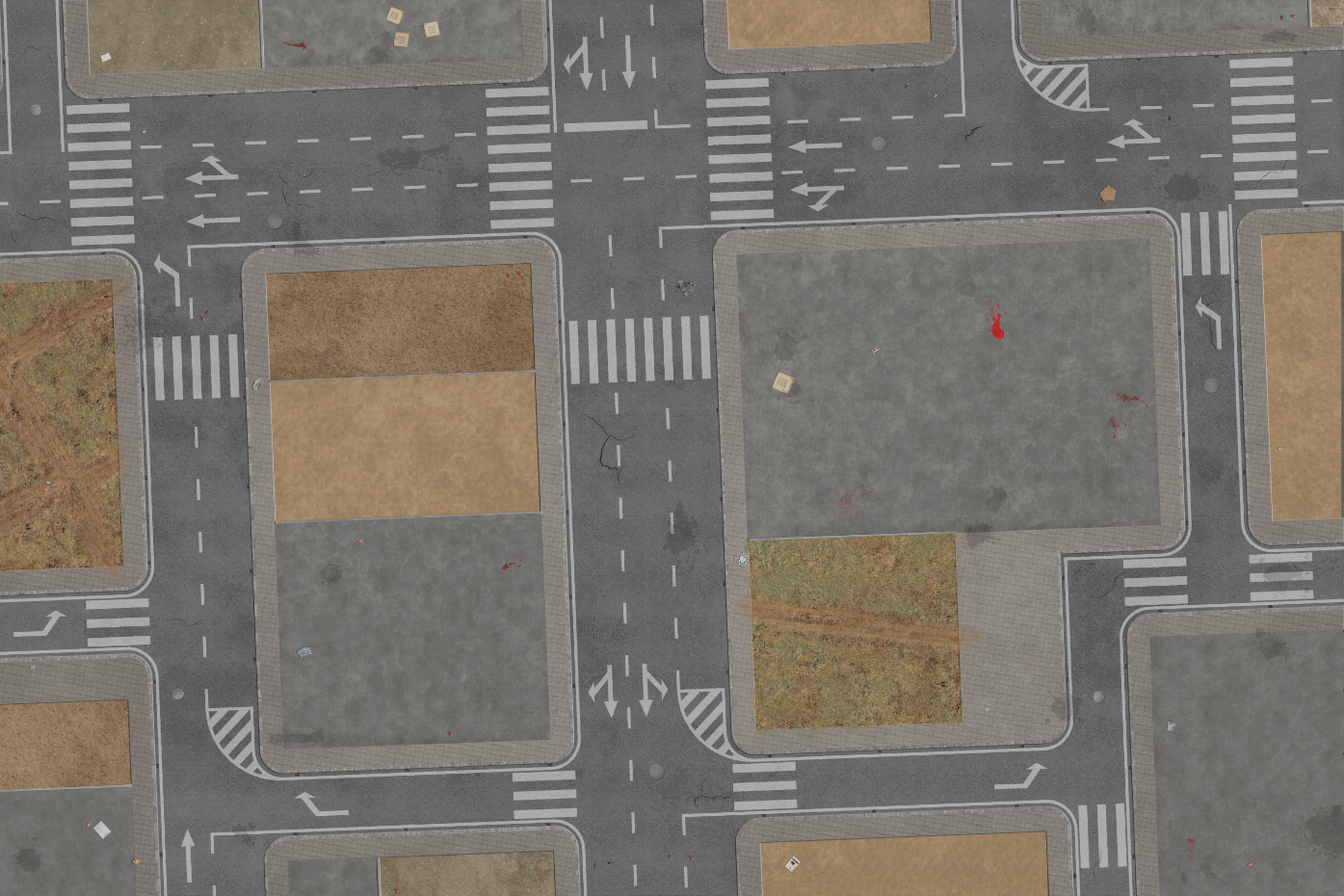 28mm modern city map