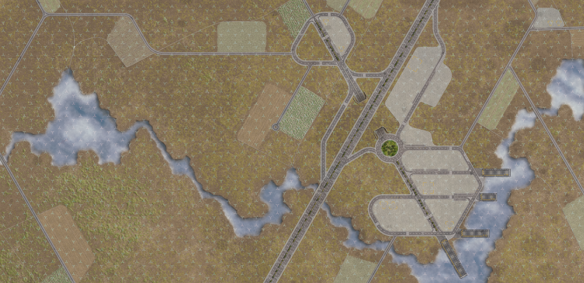 Battletech wargaming surface: General view 2