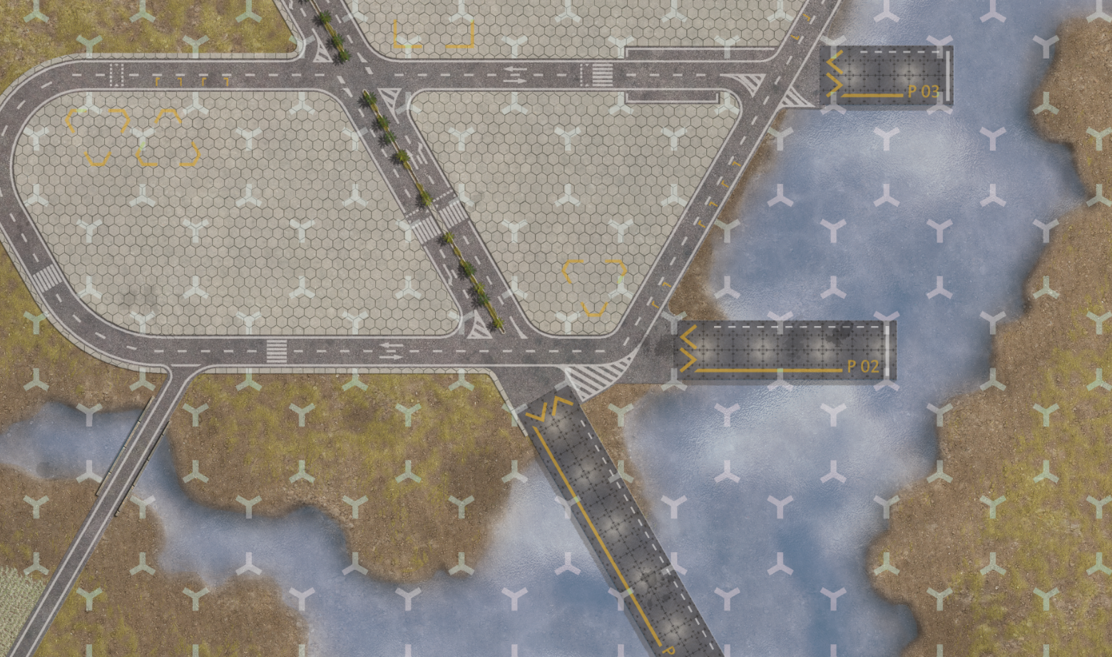 Battletech wargaming surface: Detail view 6