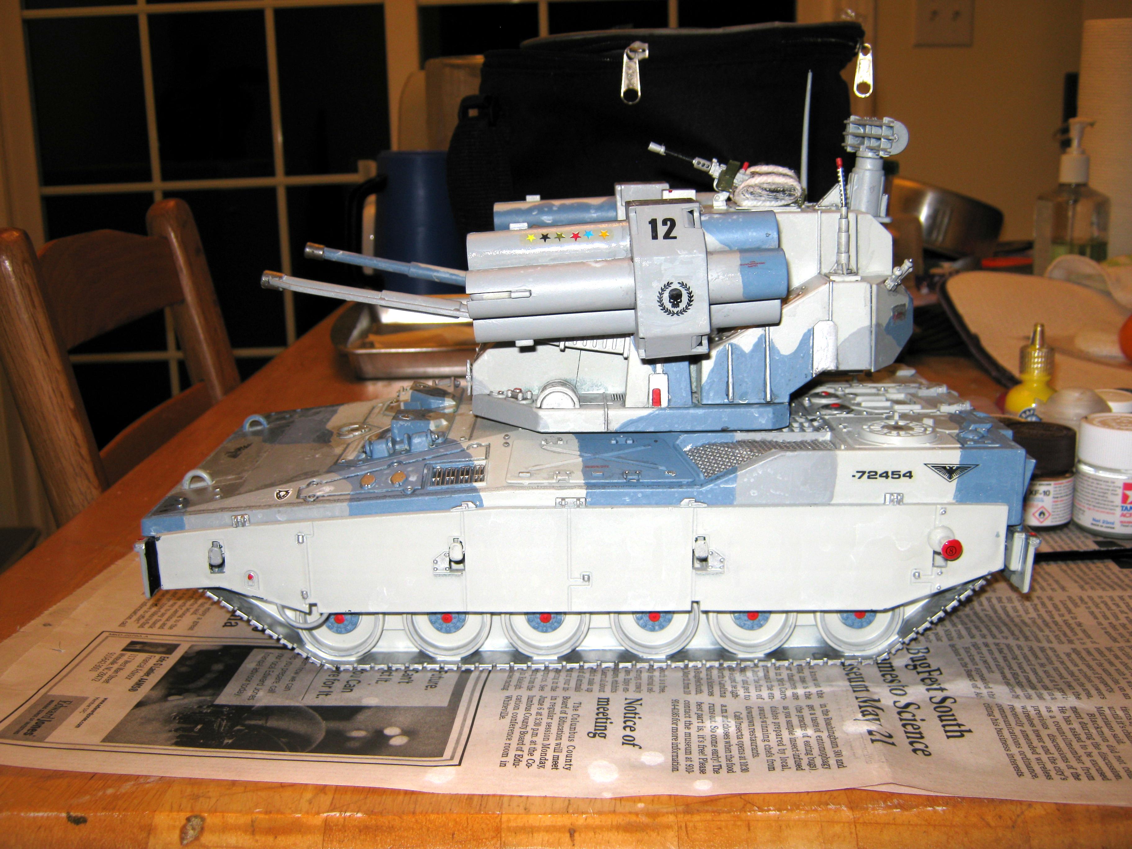 Adv, Afv, Air Defense Vehicle, Anti-aircraft, Artillery, Conversion, G.i. Joe, Imperial, Self Propelled, Super-heavy, Tank, Toy