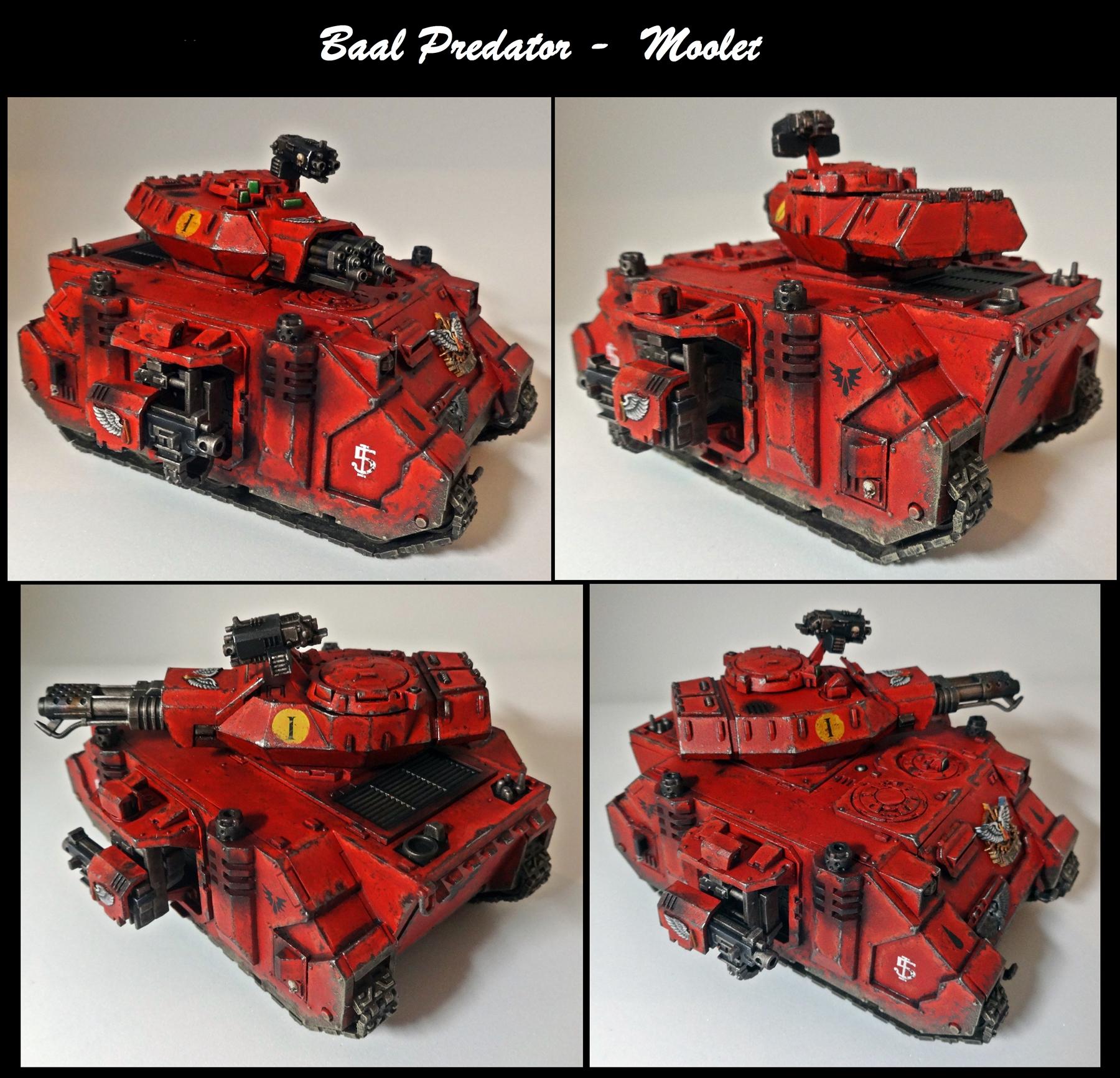 Baal Predator, Blood Angels, Space Marines, Warhammer 40,000