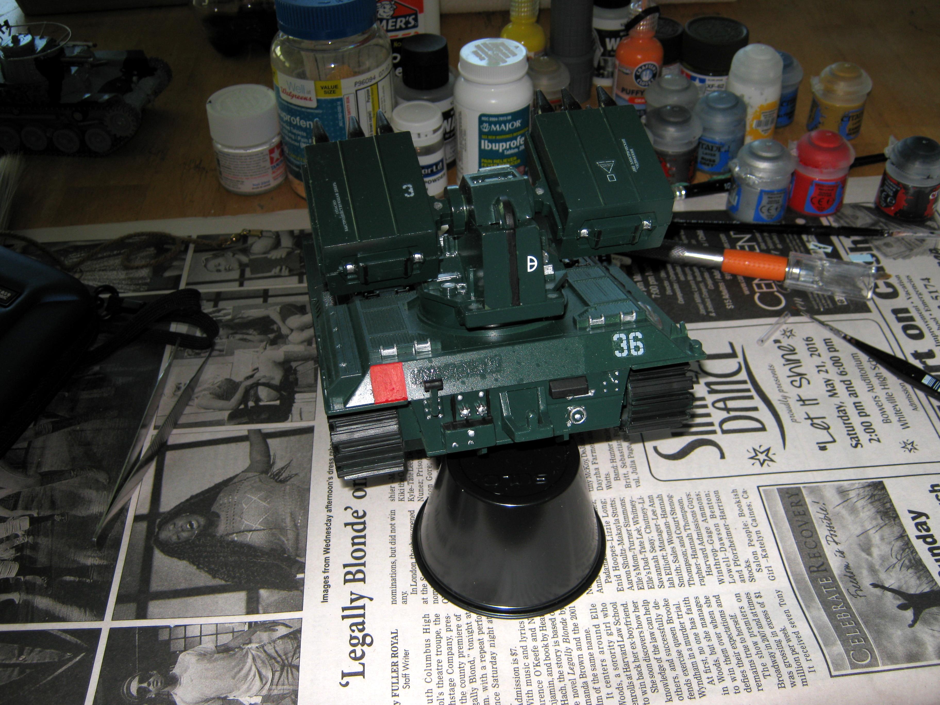 Artillery, Conversion, Fire Support Vehicle, G.i. Joe, Imperial, Missile Launcher, Missile Tank, Self Propelled, Toy, Wolverine