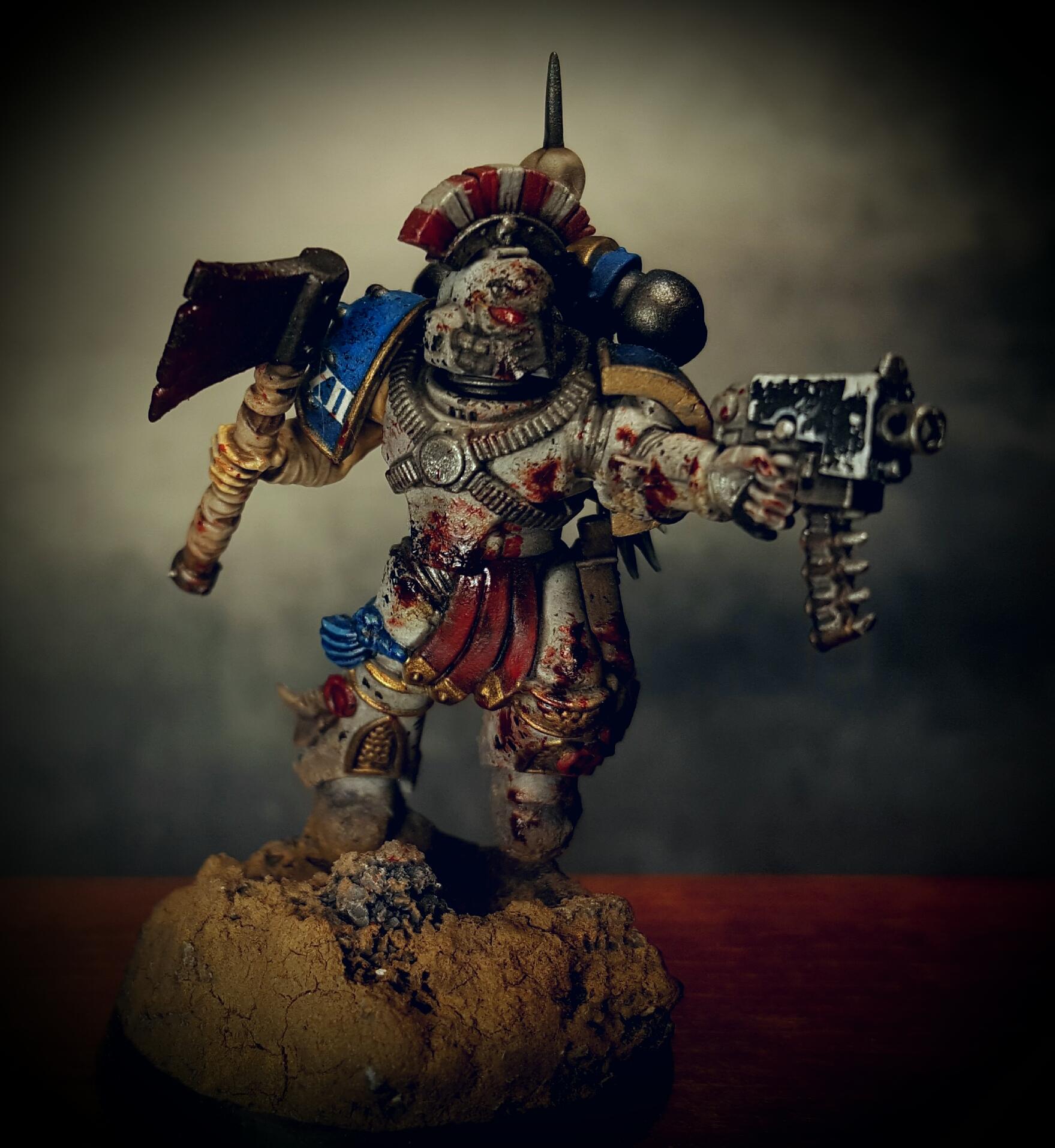 Axe, Blood, Bolter, Conversion, Gore, Hh, Kitbash, Mud, Pre Heresy, Spacemarine, Veteran, World Eaters
