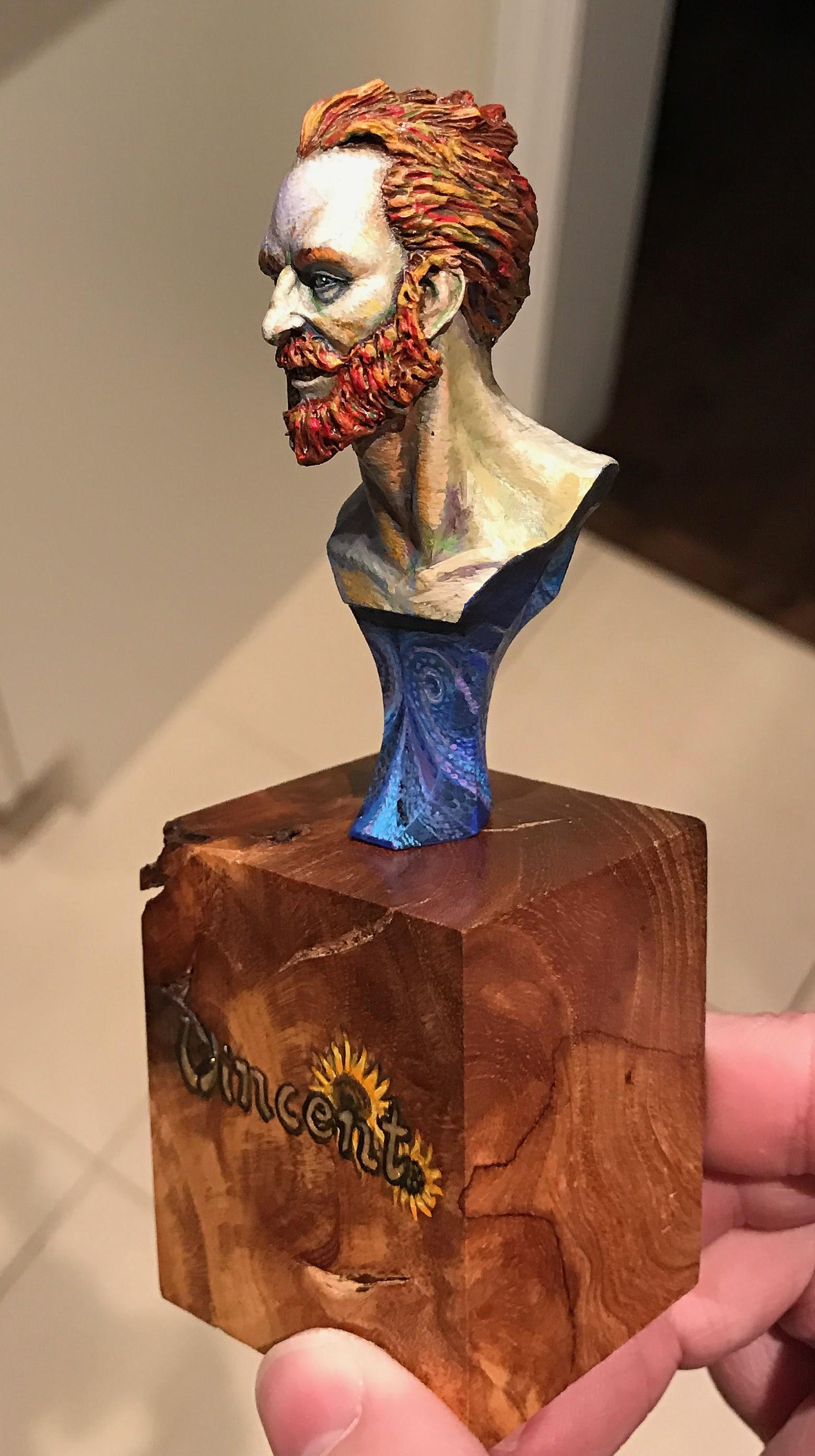 Anonymous, Banshees, Bust, Impressionist, Van Gogh