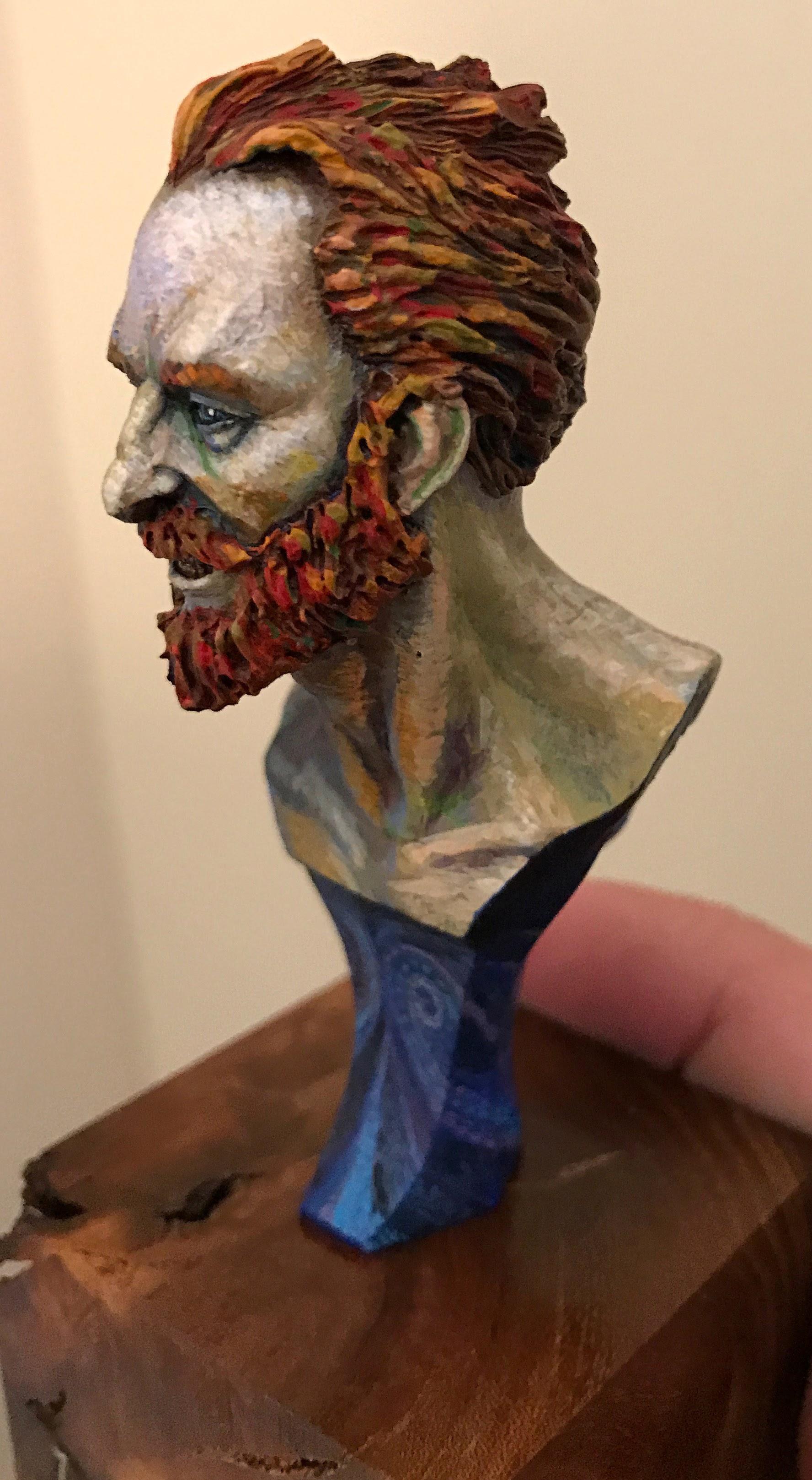 Anonymous, Banshees, Bust, Impressionist, Van Gogh