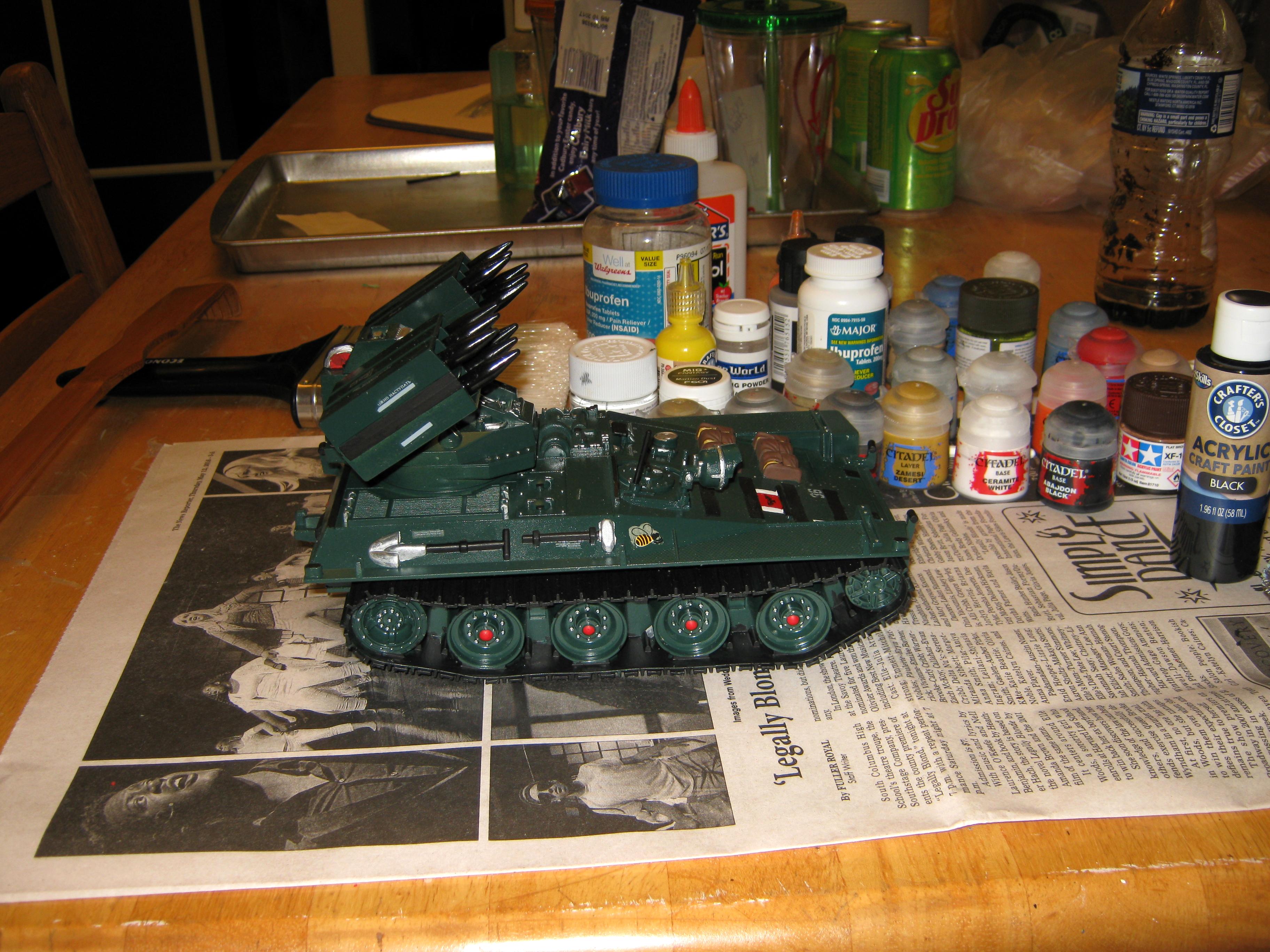 Afv, Artillery, Conversion, G.i. Joe, Imperial, Missile Launcher, Missile Tank, Self Propelled, Tank, Toy, Wolverine