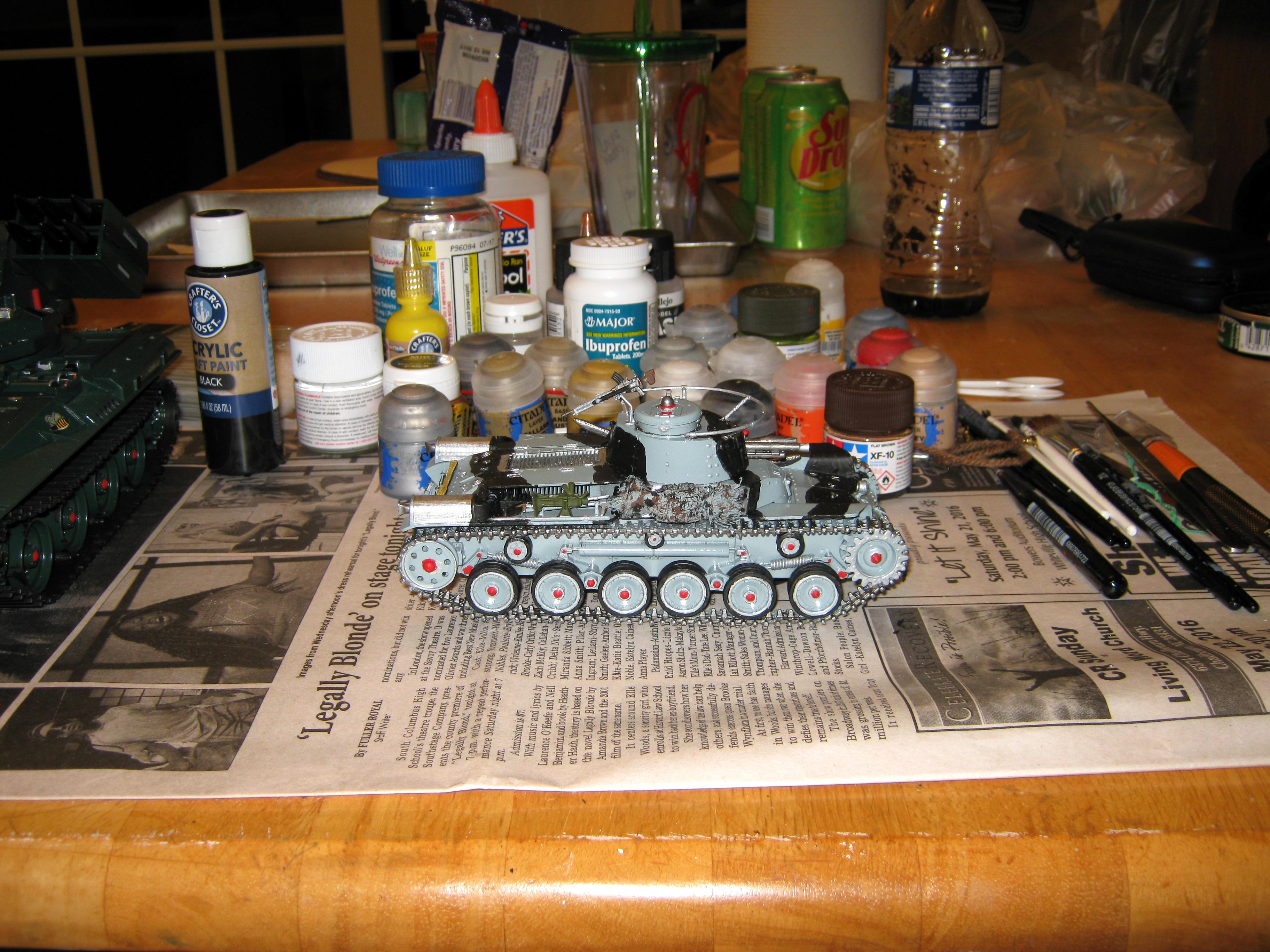 Conversion, Ija, Imperial, Imperial Japanese Army, Infantry Tank, Japanese, Tank, Type 97, World War 2