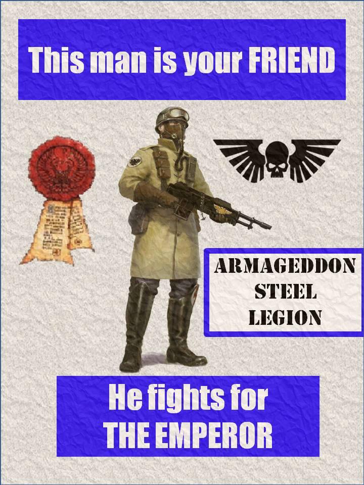 Friend, Humor, Poster, Propaganda, Steel Legion, Warhammer 40,000