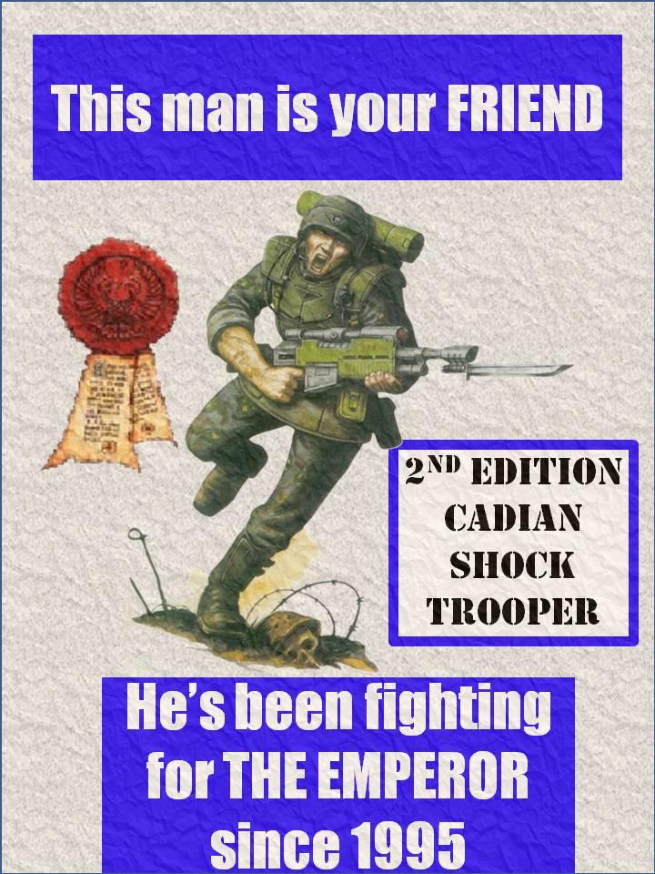 2nd Edition, Friend, Humor, Imperial Guard, Poster, Propaganda, Warhammer 40,000