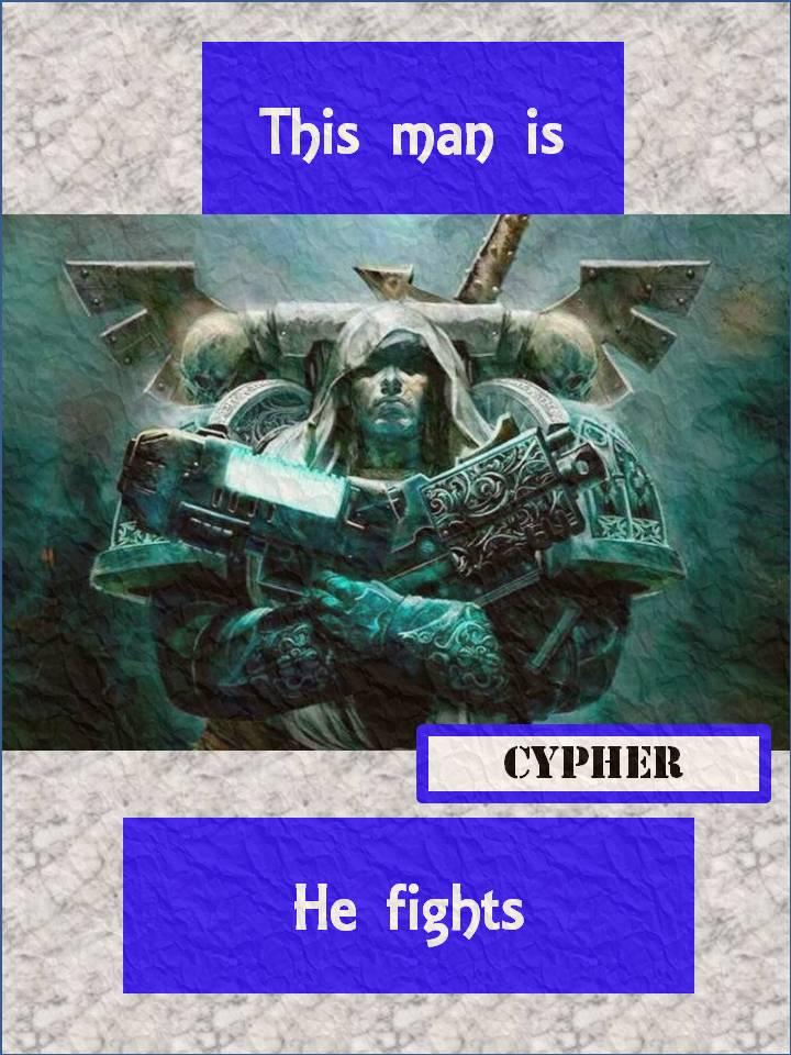 Cypher, Friend, Humor, Poster, Propaganda, Warhammer 40,000