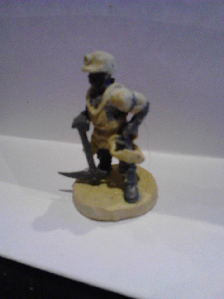 (Slightly Blurry) Master of Ordnance, played by a mine blasting specialist from the PDF planet, also ex-PDF Artillery Sgt