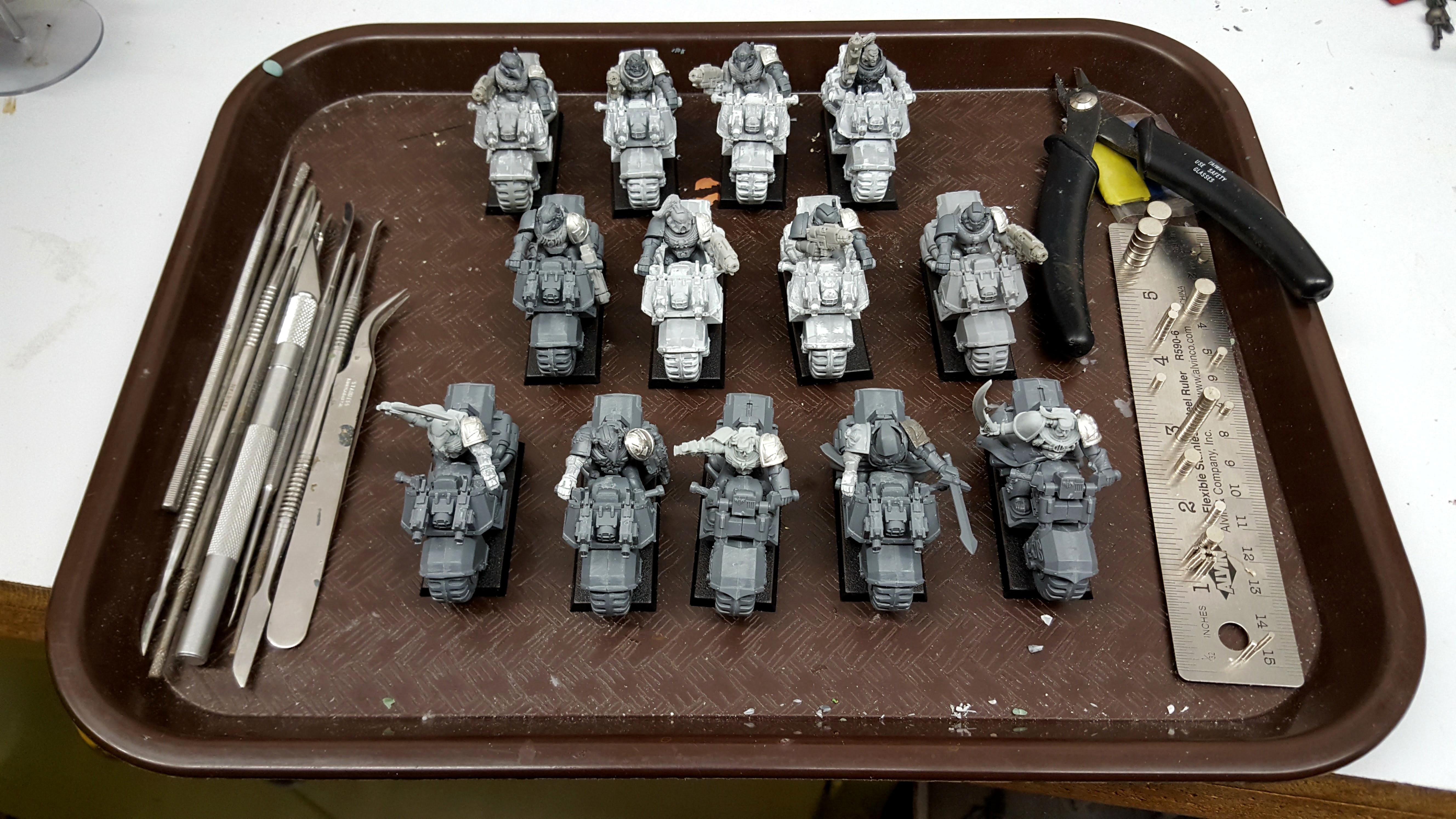 White Scars bikes coming together