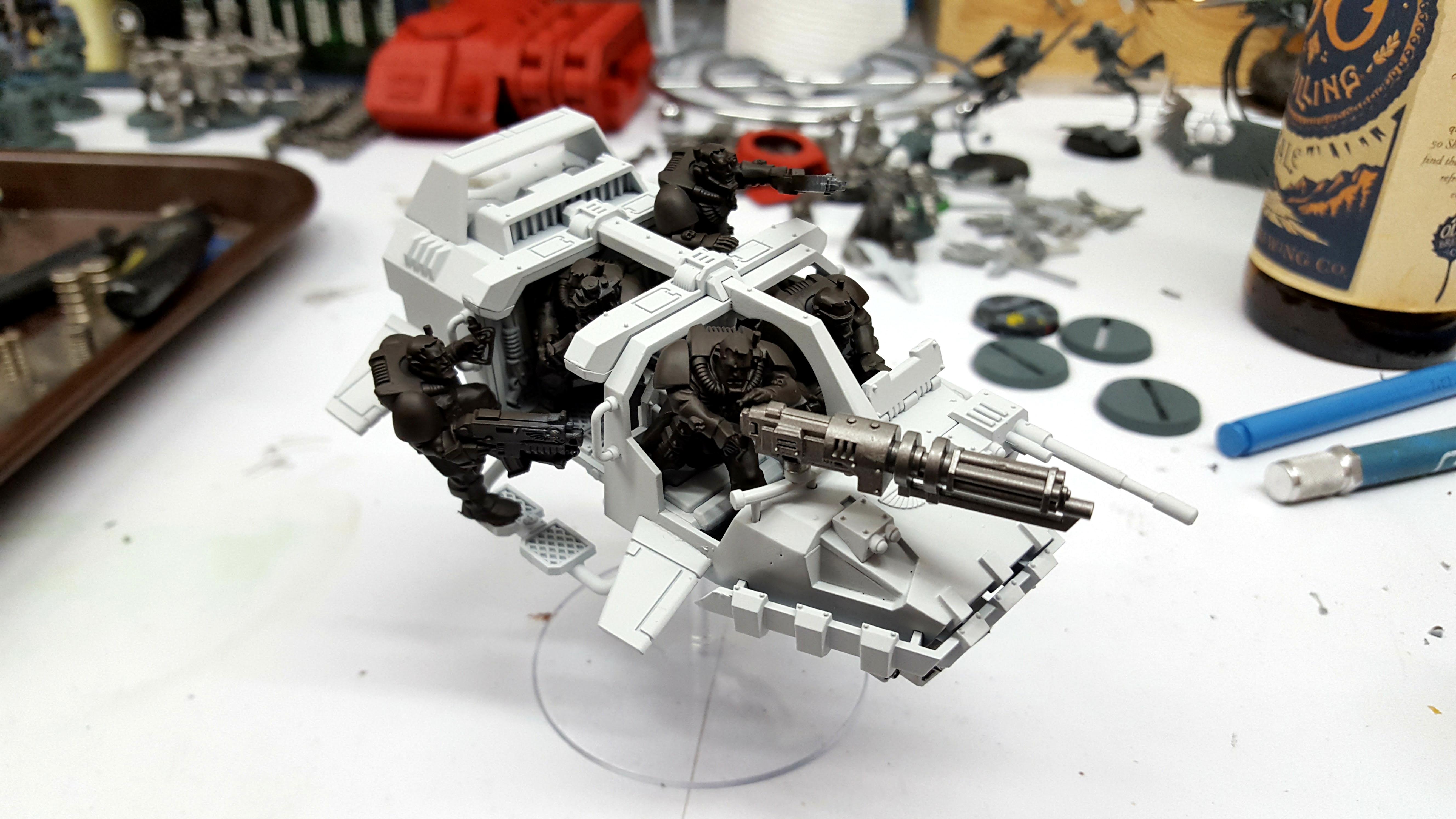 Scouts &amp; Landspeeder Storm, magnetized for actual disembarkation