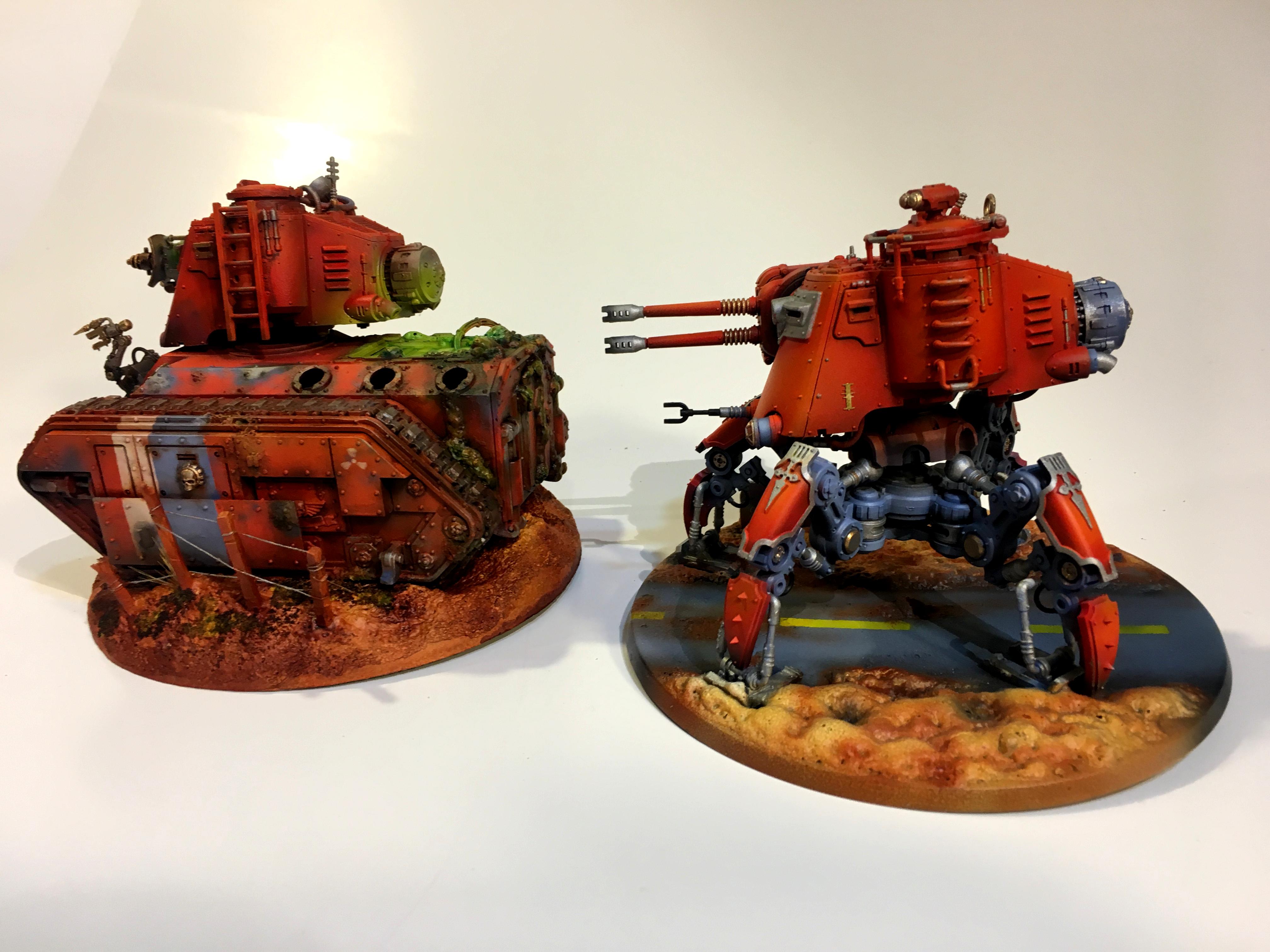 Chimera, Inquisition, Kit Bashed, Modified, Onager, Radioactive, Skitarii, Warhammer 40,000