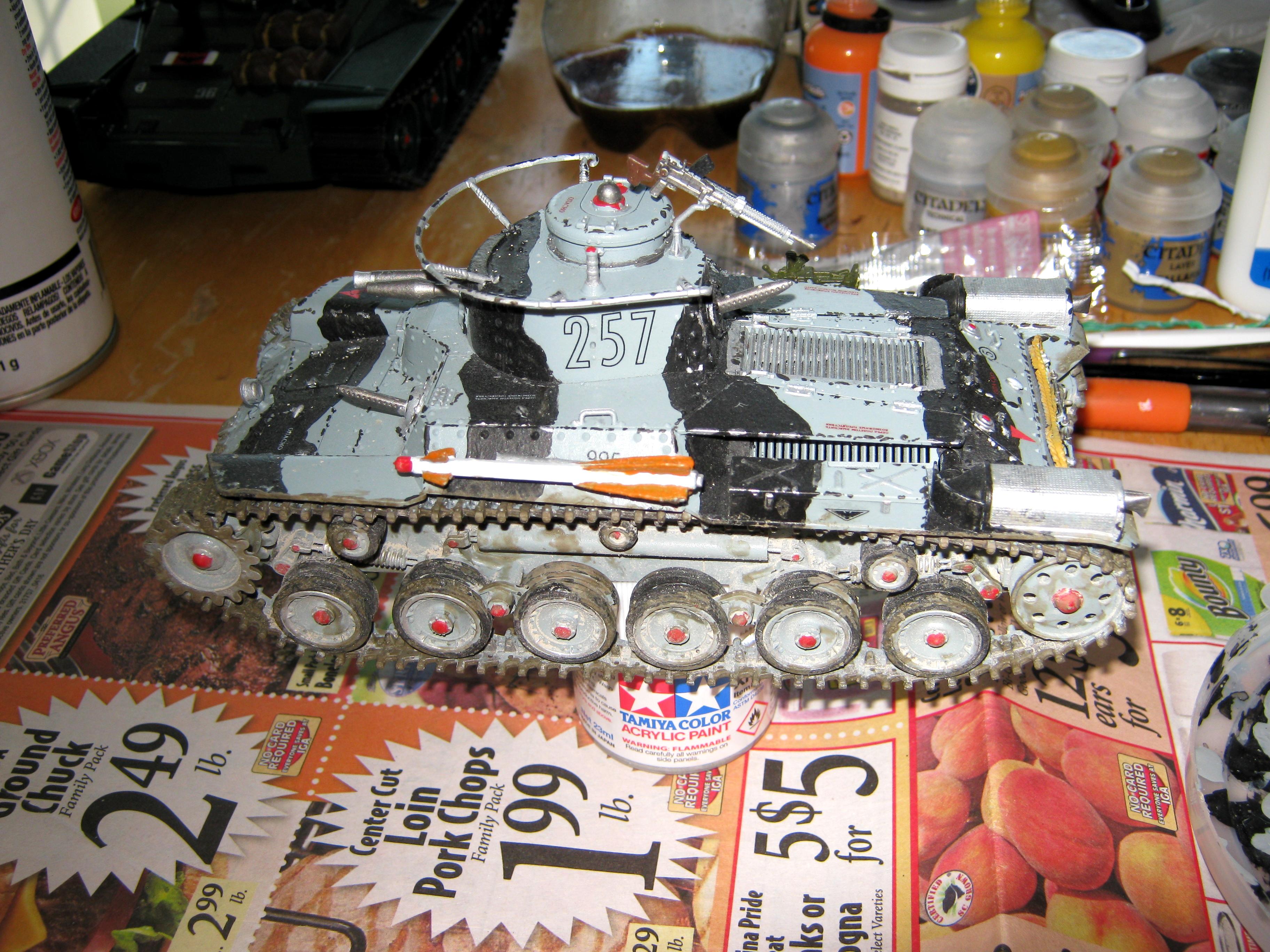 Conversion, Ija, Imperial, Imperial Japanese Army, Infantry Tank, Japanese, Tank, Type 97, World War 2