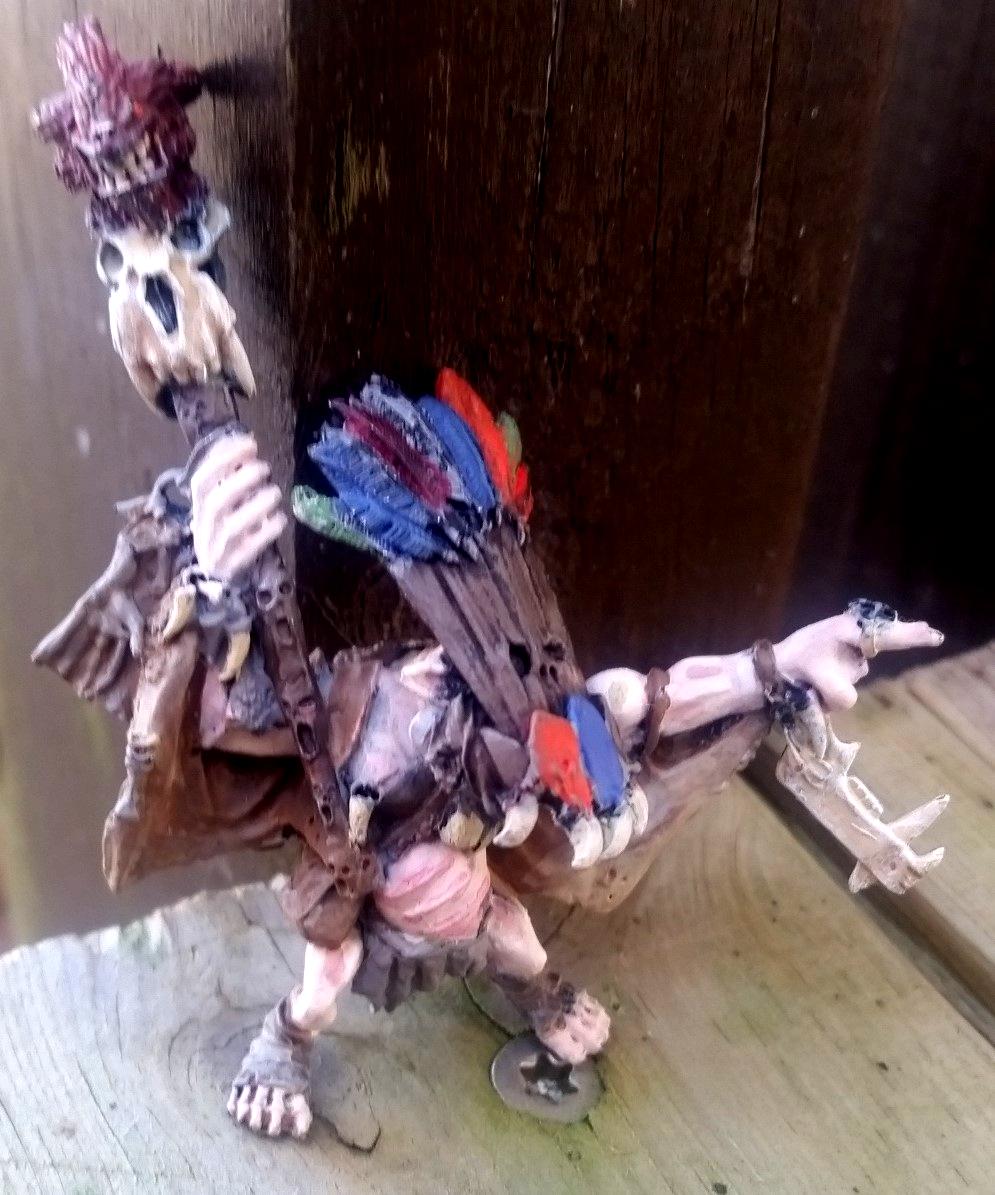 albino shaman front