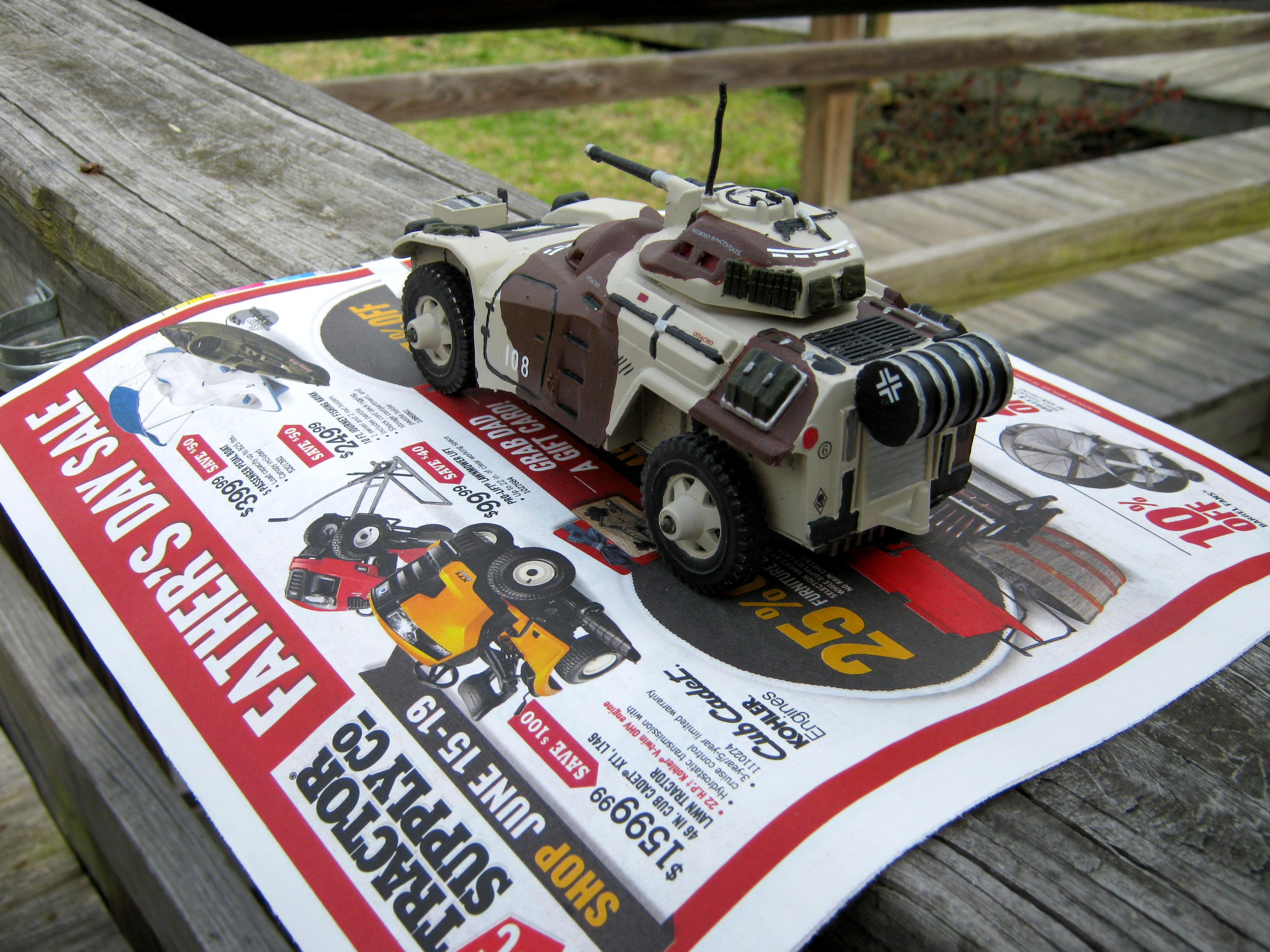 Afv, Armored Car, Conversion, Imperial, Processed Plastics Company, Timmee Toys, Toy