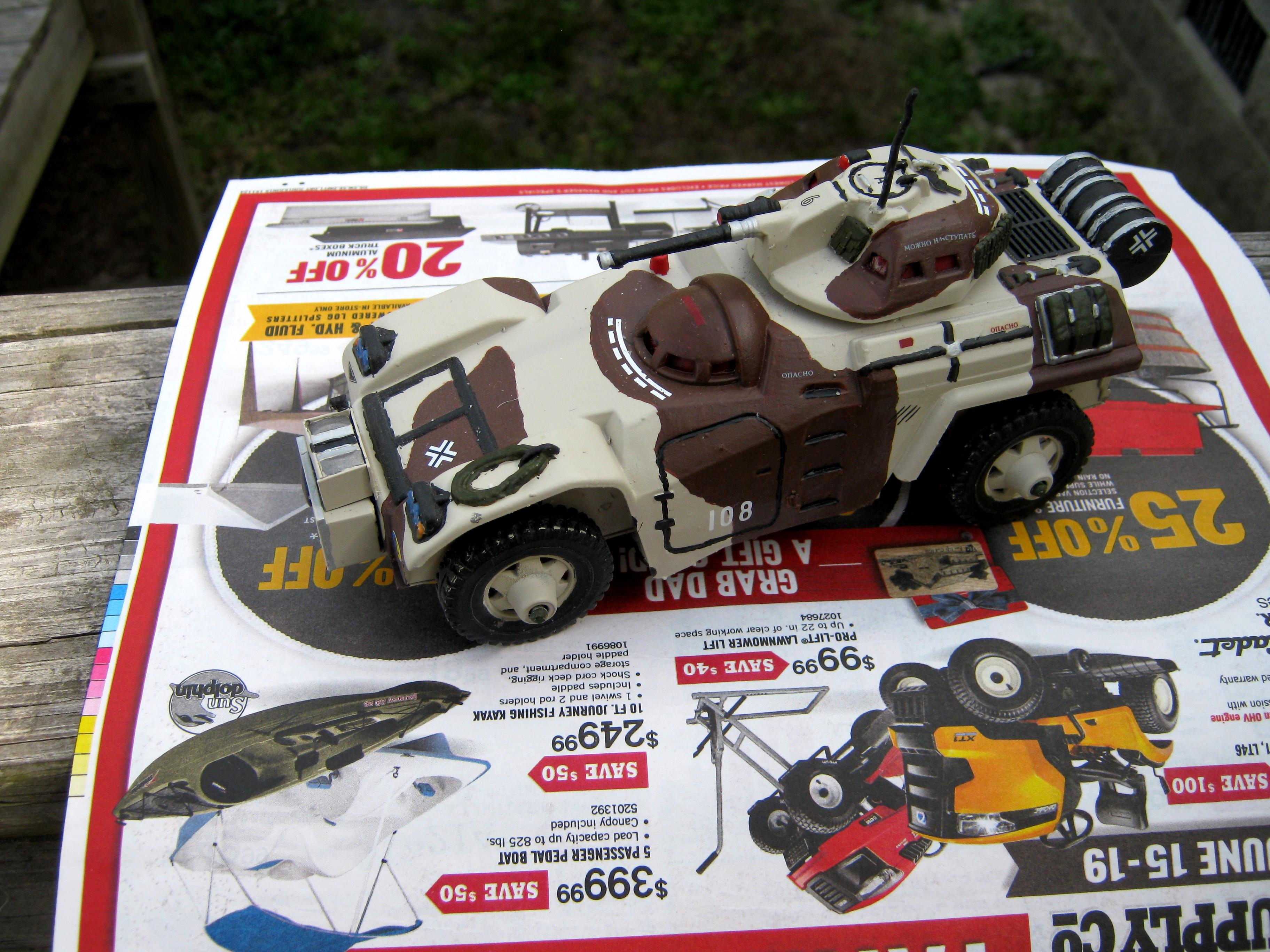 Afv, Armored Car, Conversion, Imperial, Processed Plastics Company, Timmee Toys, Toy