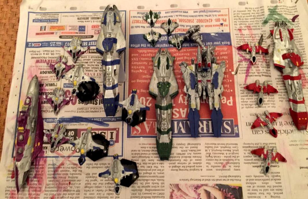 Anime, Battlefleet Gothic, Macross, Silent Death, Tau, Yamato
