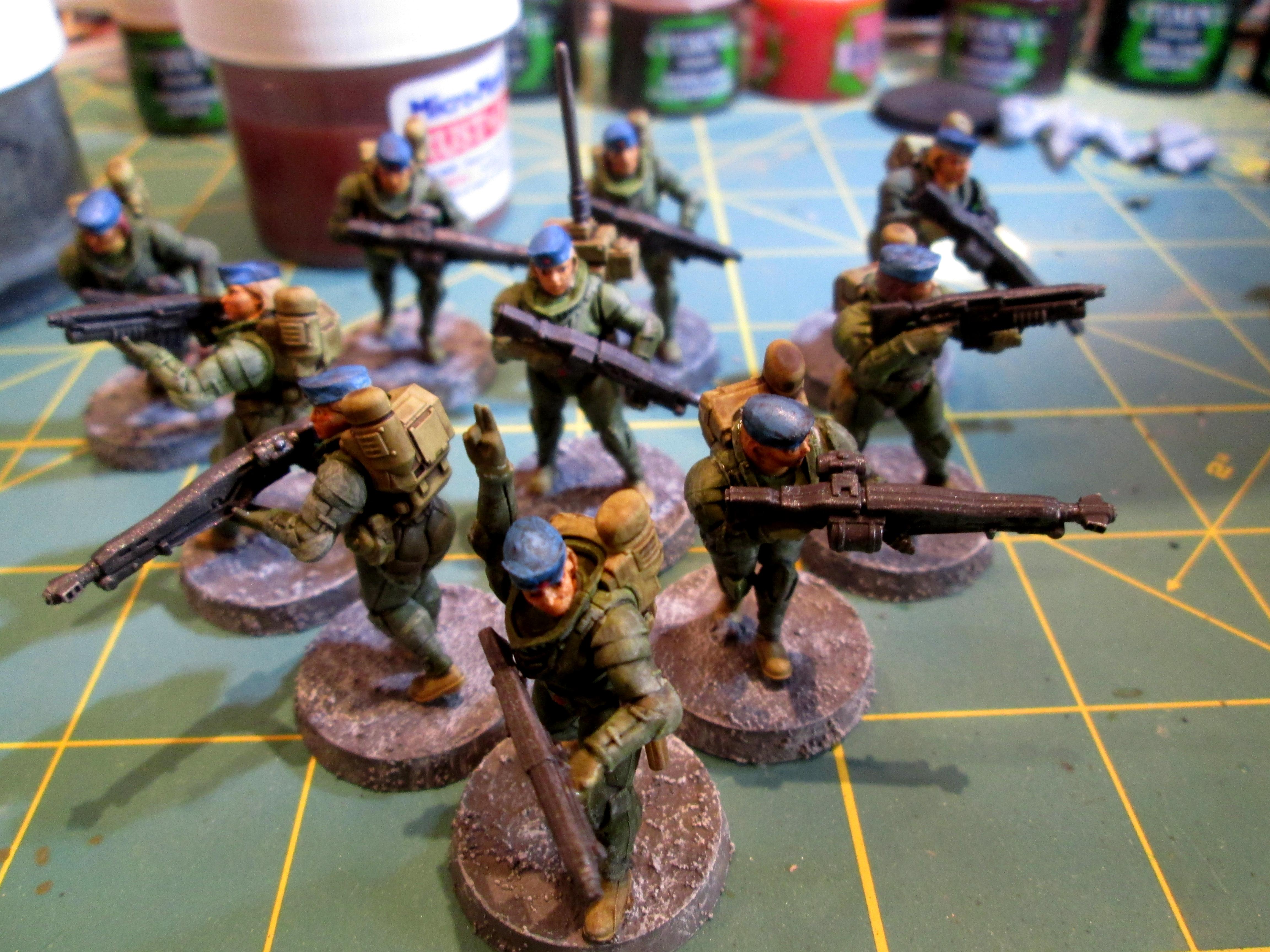 Dreamforge, Female, Grenadiers, Imperial Guard, Panzerjeagers
