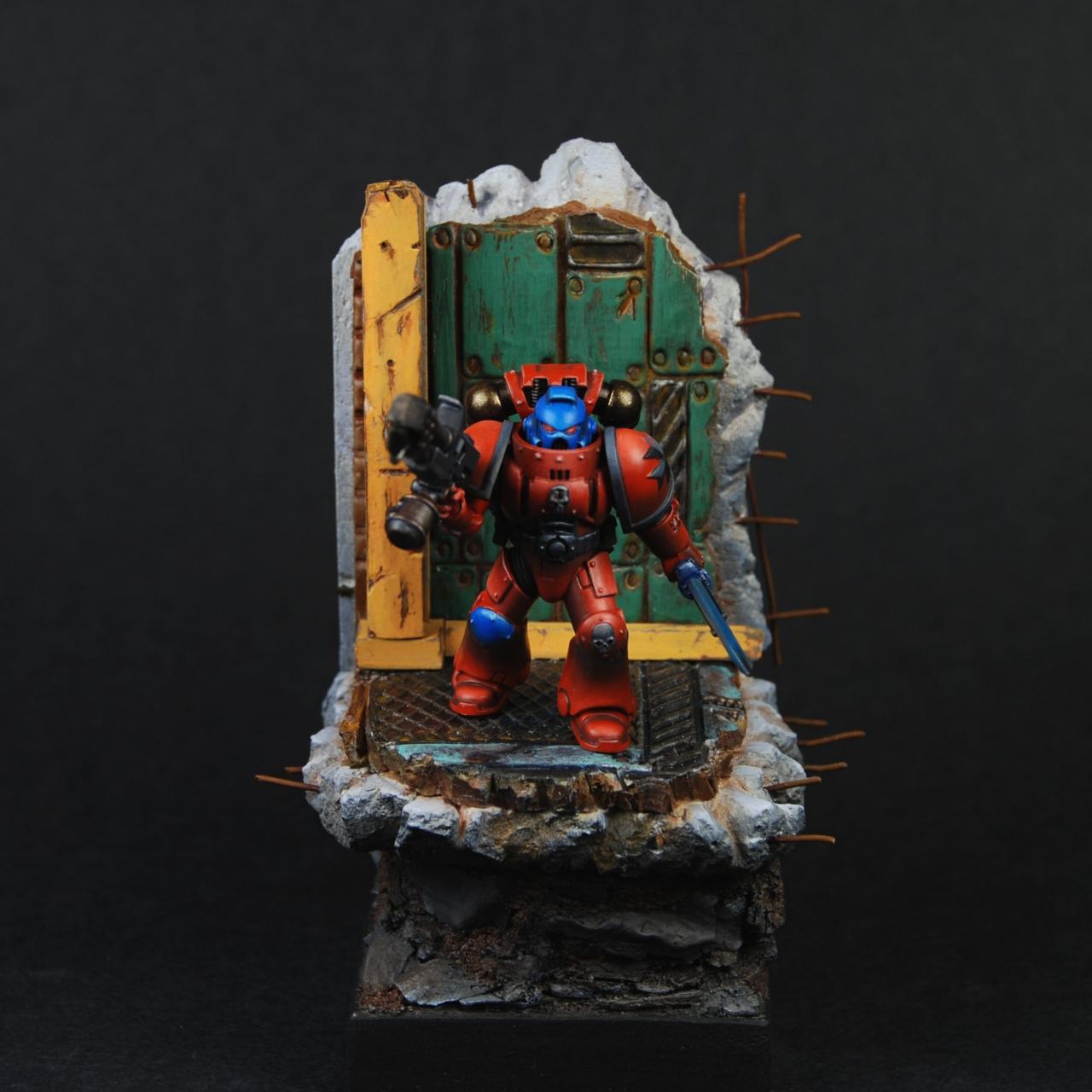 Base, Captain, Display, Space Marines