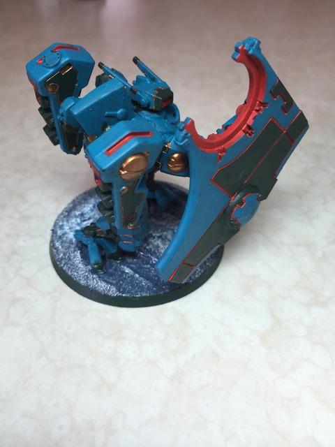 Commander, Crisis Battlesuit, Reflecting Fire, Suit, Tau