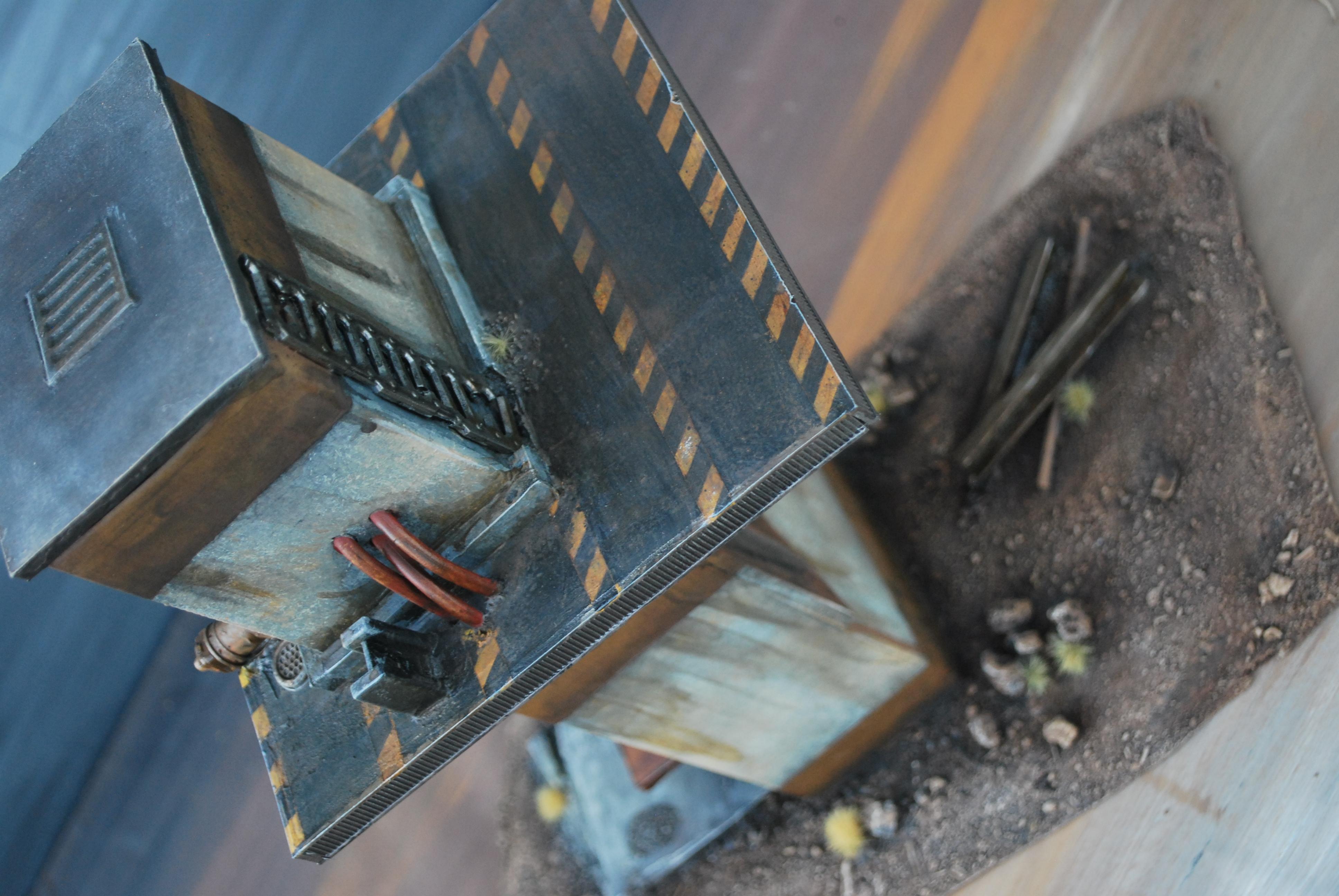Custom, Diorama, Industrial, Infinity, Post Apoc, Ruins, Scratch Build, Terrain, Warhammer 40,000, Warhammer Fantasy