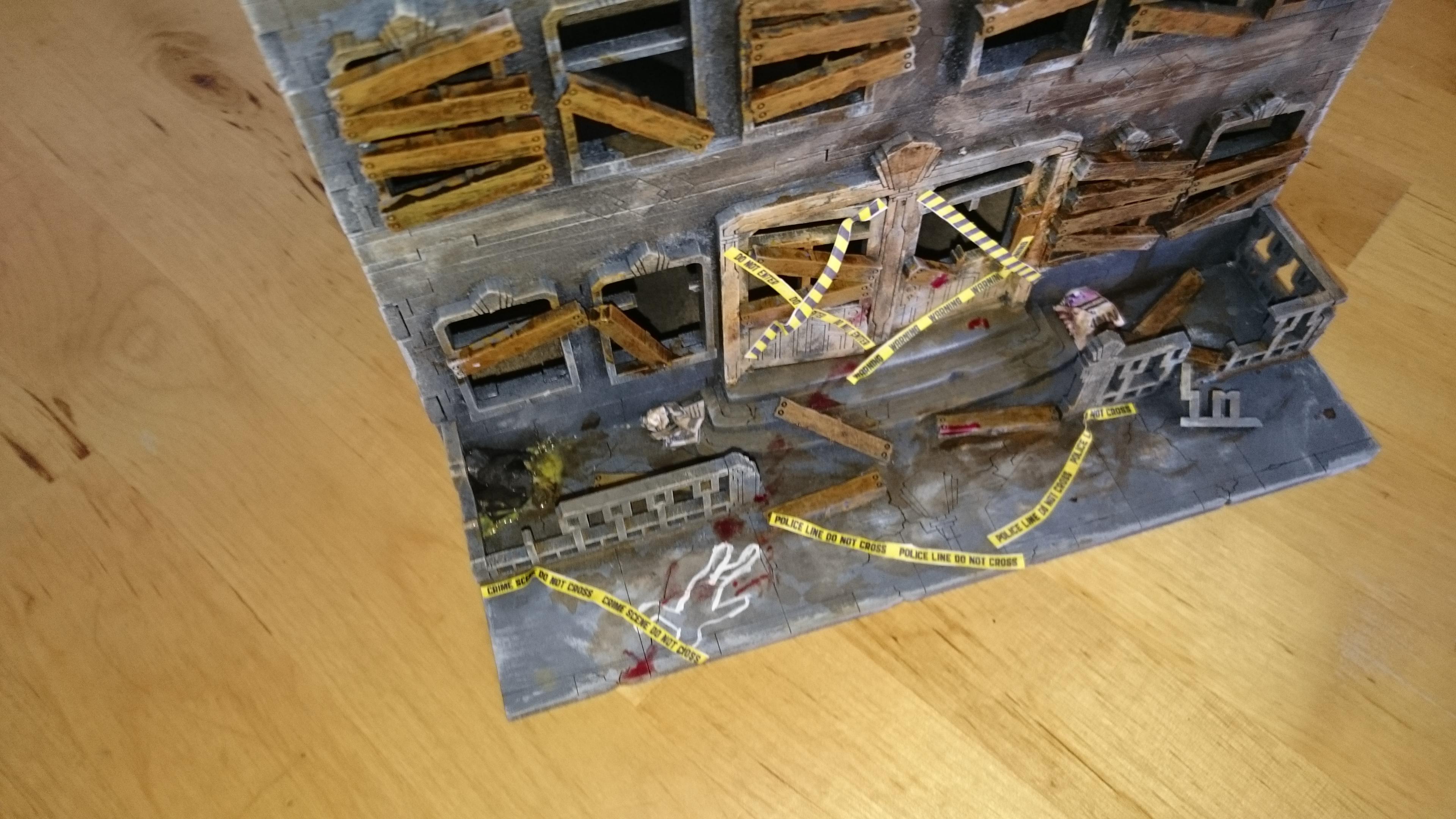 Terrain, Apartment front detail