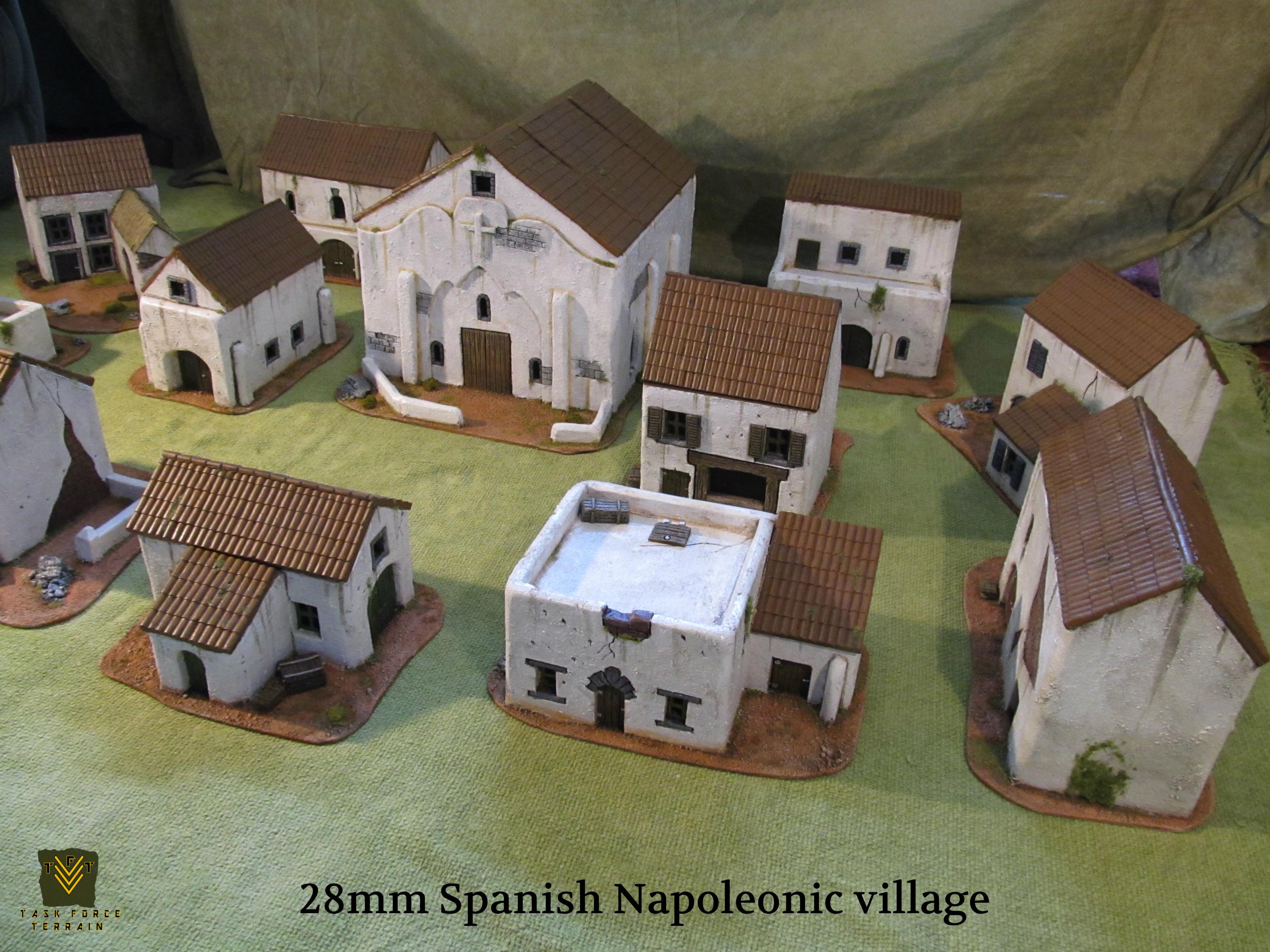 Historical, Napoleonic, Spanish, Village, Villagem Terrain
