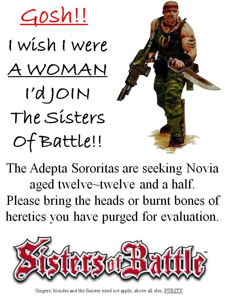 Poster, Propaganda, Sisters Of Battle