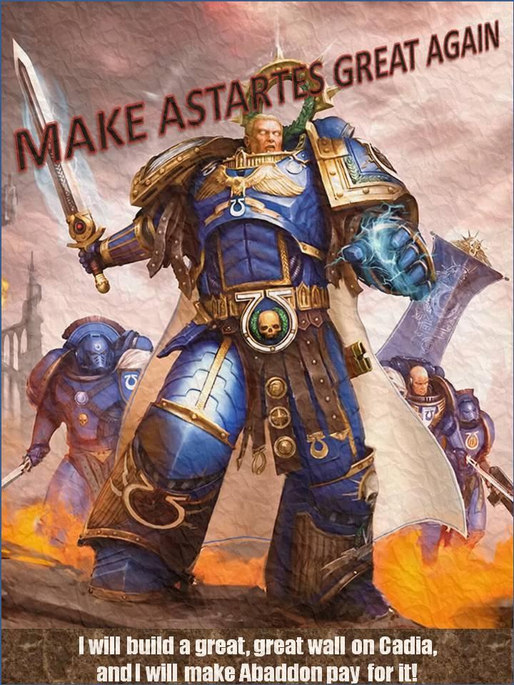 Humor, Poster, Propaganda, Robute Guilliman, Ultramarines