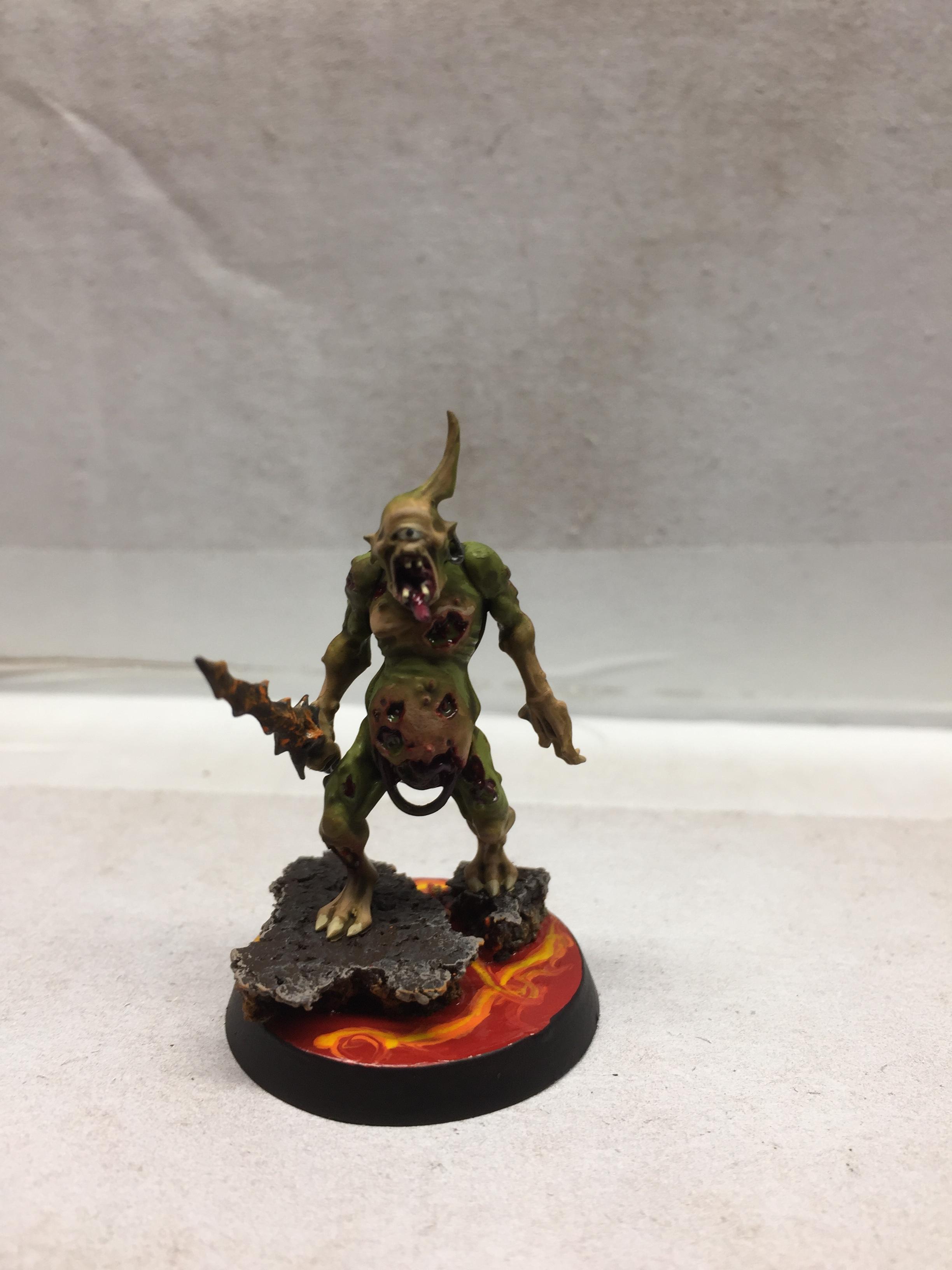 Chaos, Chaos Daemons, Daemons, Lava, Nurgle, Plaguebearers, Warhammer 40,000