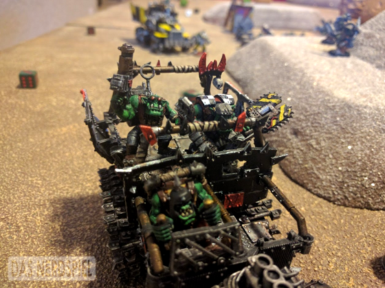 Battle Report, Gorkamorka, Nob, Orks, Spanner, Trakk, Trukk, Warhammer 40,000
