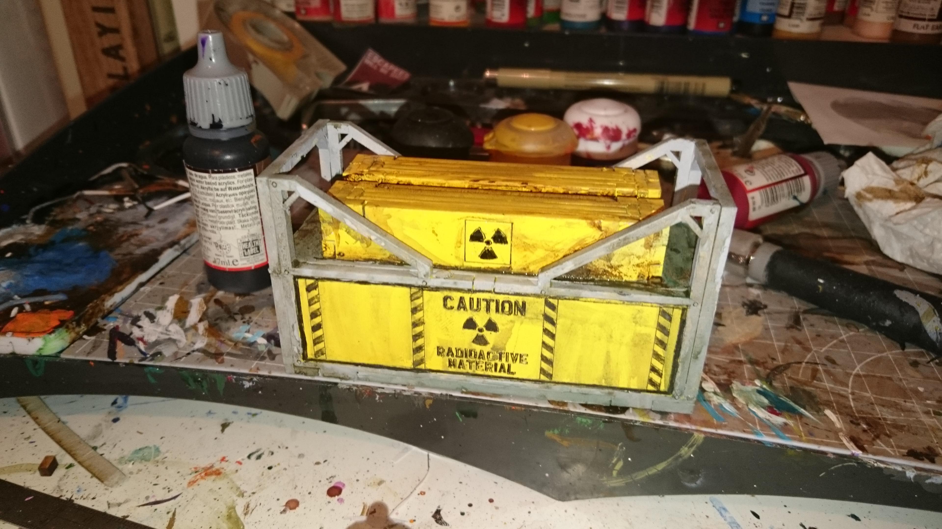 Terrain, Radioactive waste container wip
