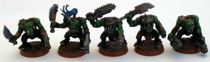 Captain Brown, Gretchin, Ork Boyz, Orks, Waaagh