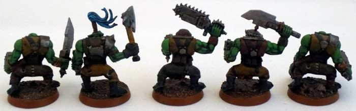 Captain Brown, Gretchin, Ork Boyz, Orks, Waaagh